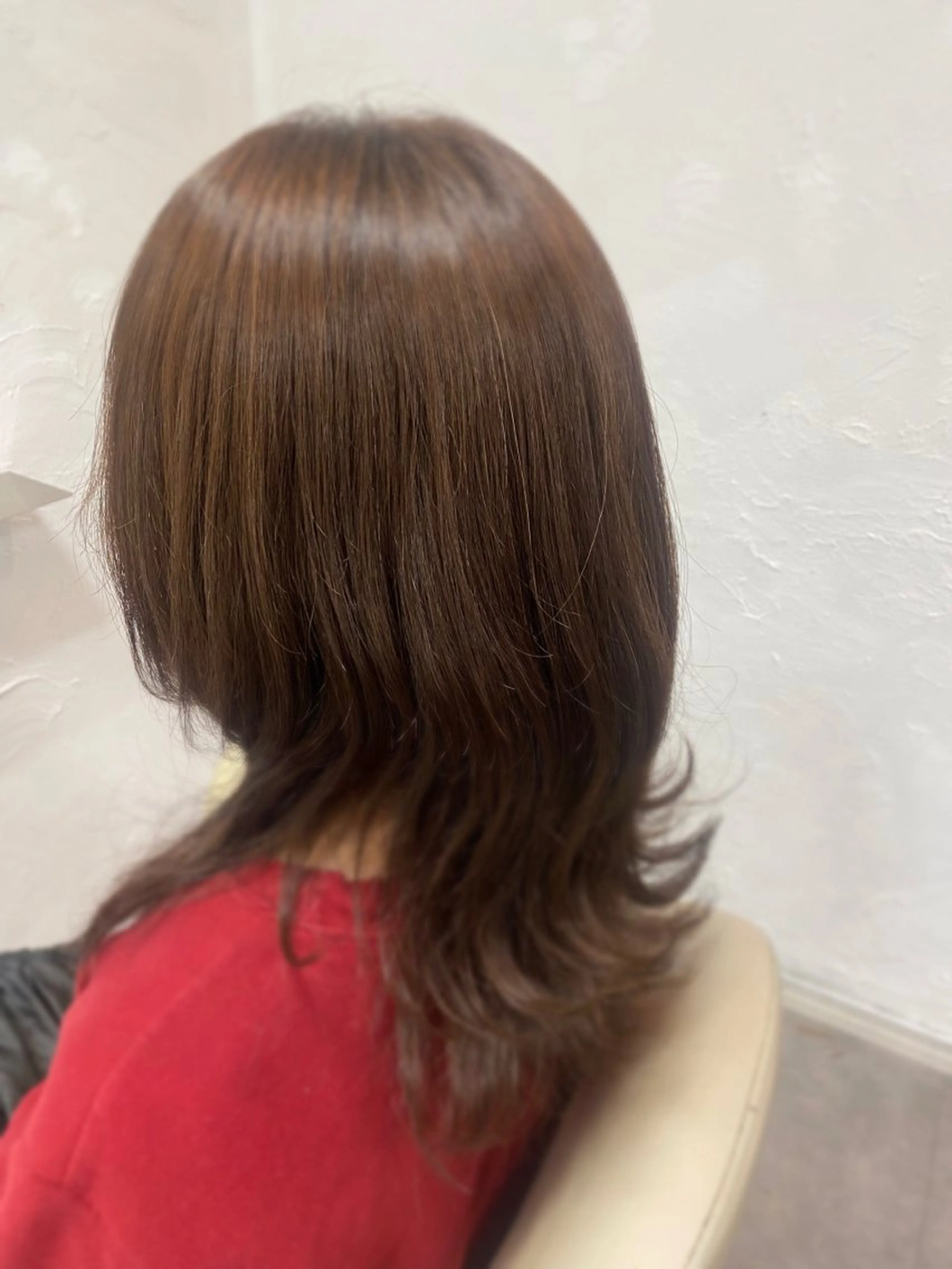 セミロング カラー ヘアカラー トリートメント 【SiLO】 nanamiのヘアスタイル