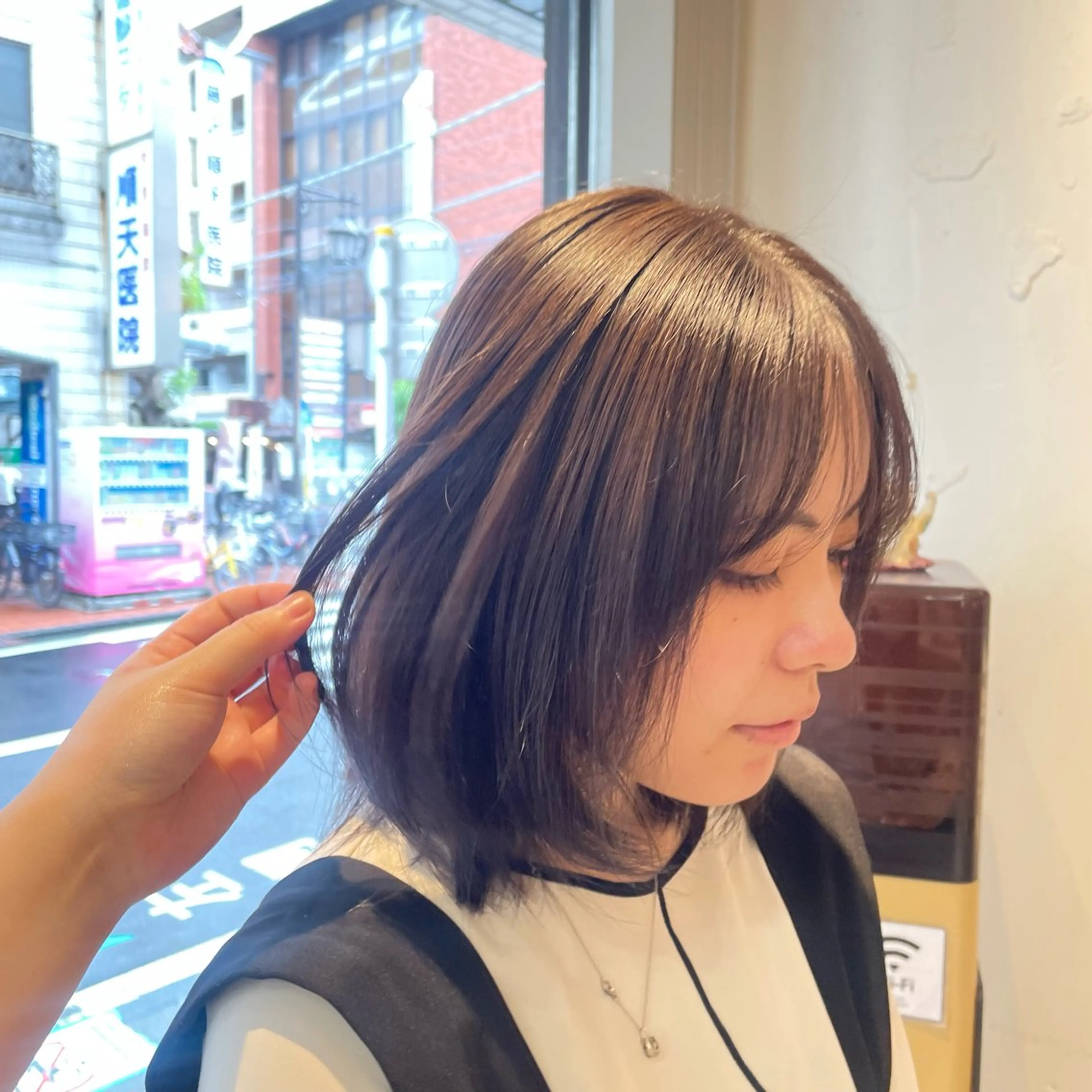 ミディアム カラー カット ヘアカラー このみ/髪質改善 /ヘアアレンジ🫧のヘアスタイル