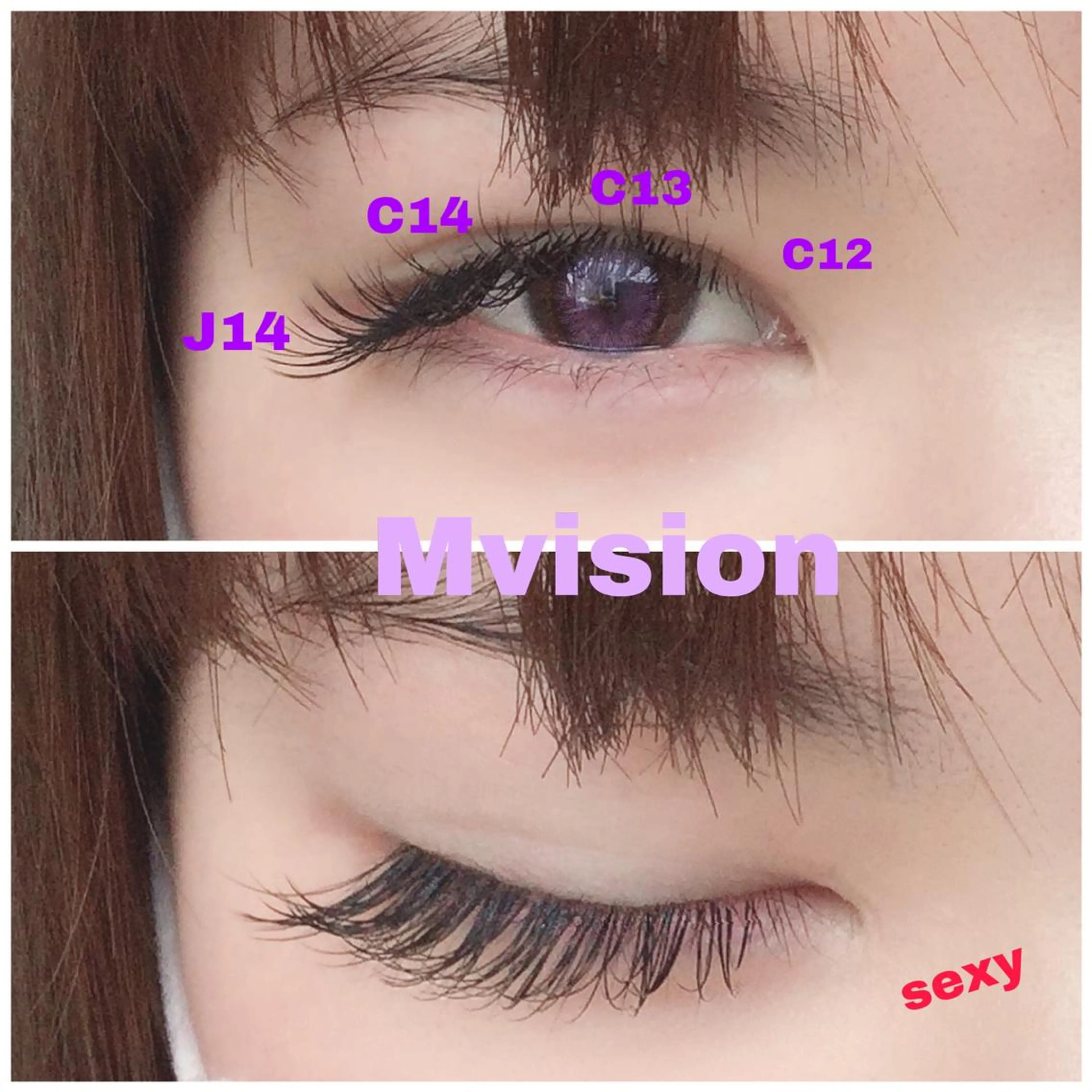 マツエク・マツパ M visionのマツエク・マツパデザイン