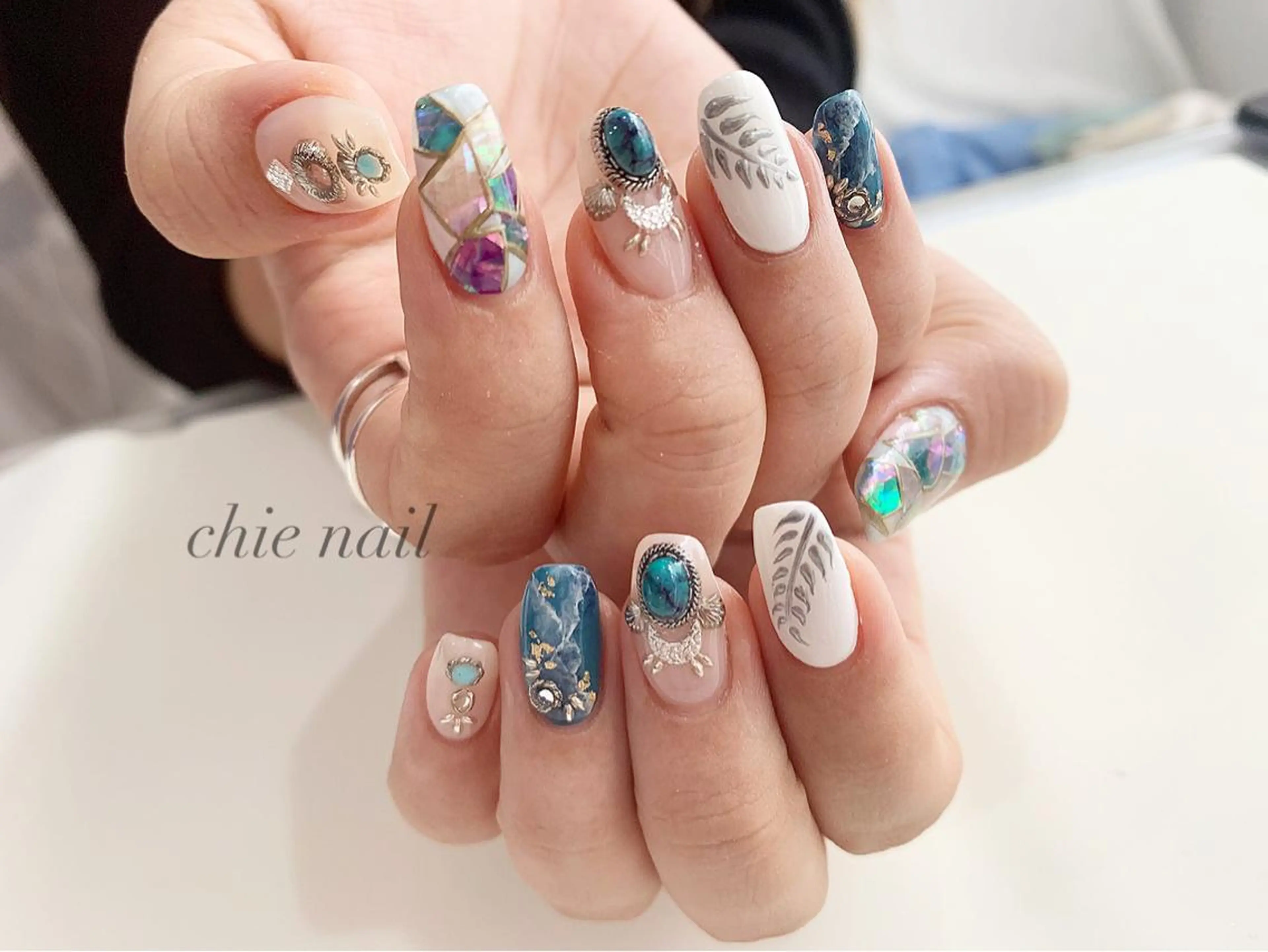 ネイル ハンドネイル 森ノ宮❤︎ chieのネイルデザイン