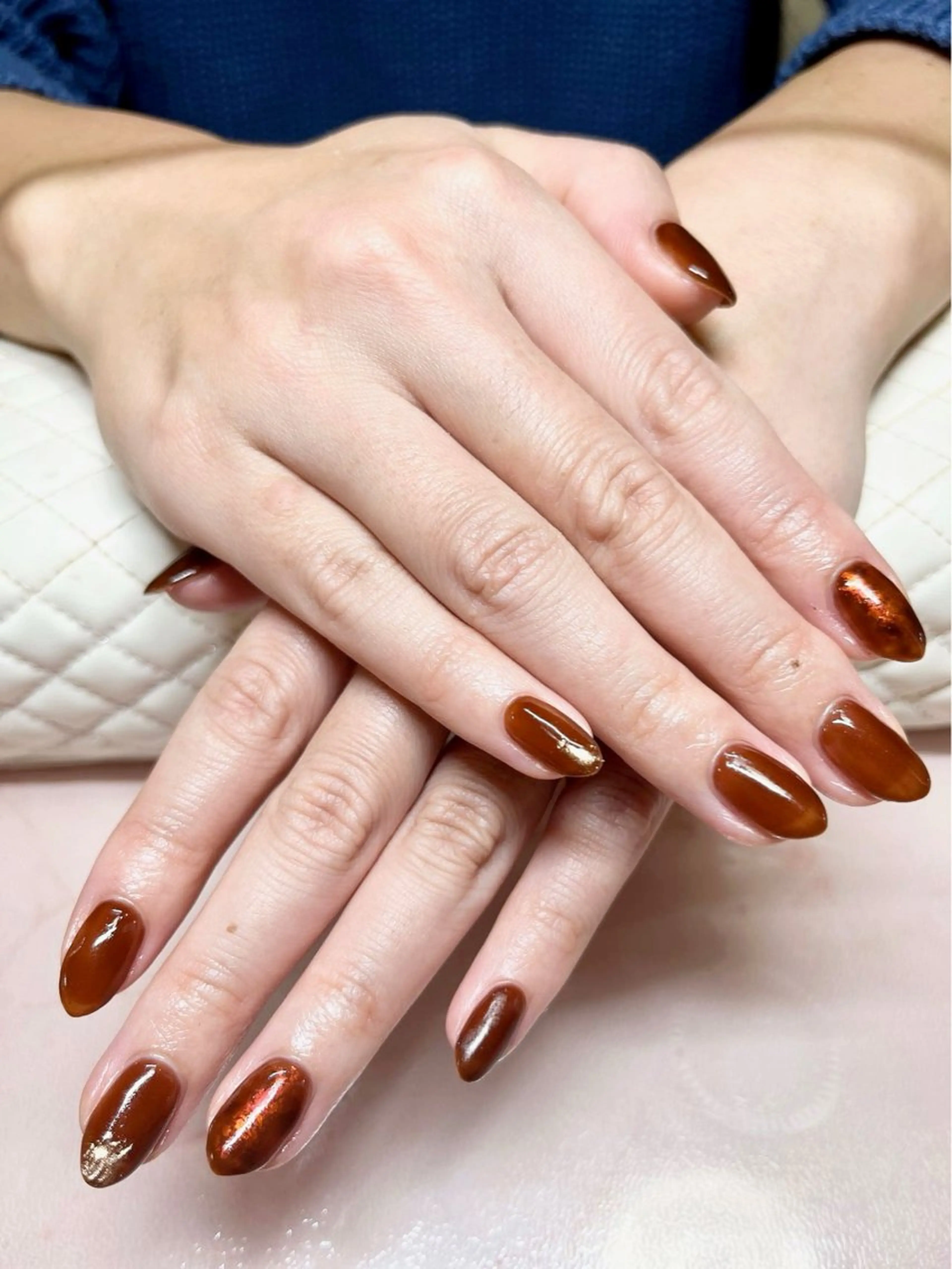 ネイル Chiara チップ長さ出しのネイルデザイン