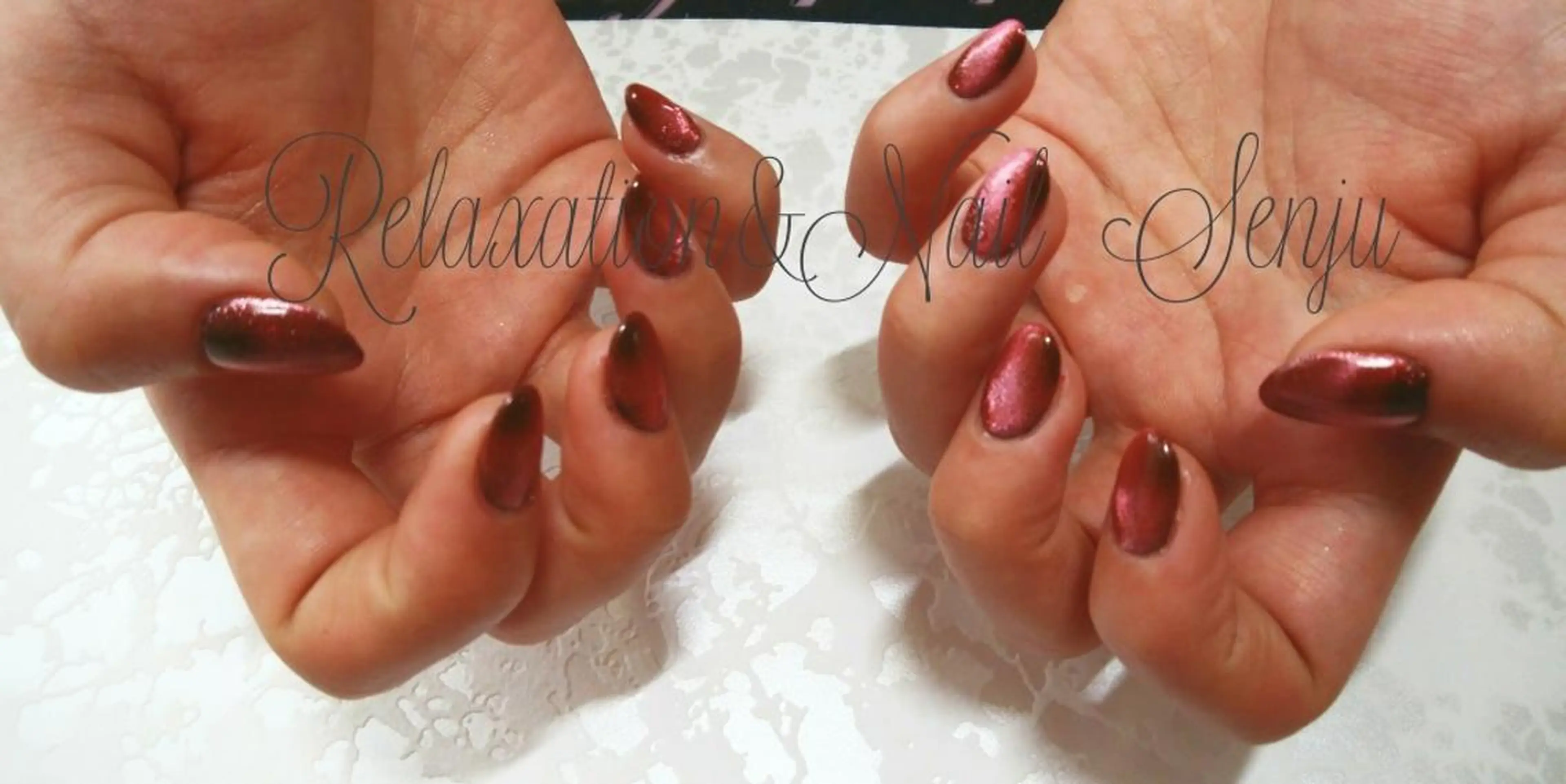 ネイル ジェルネイル マグネットネイル リラクゼーション＆ネイル仙殊~センジュ~所属・senju 　のネイルデザイン