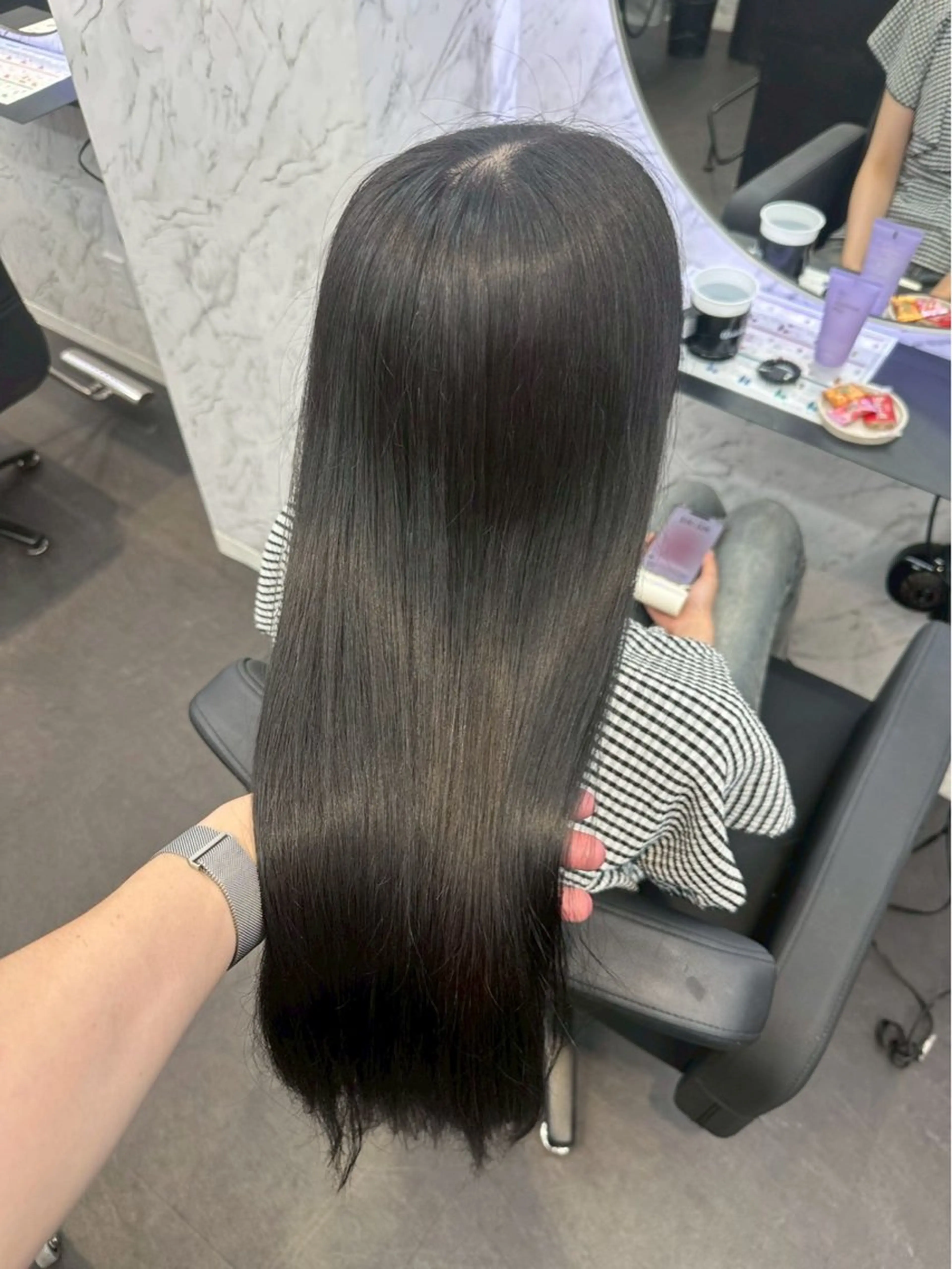 カラー ヘアカラー hair salon dot.mooda所属・레온⋆✦ Leon 透明感✨️Colorのヘアスタイル