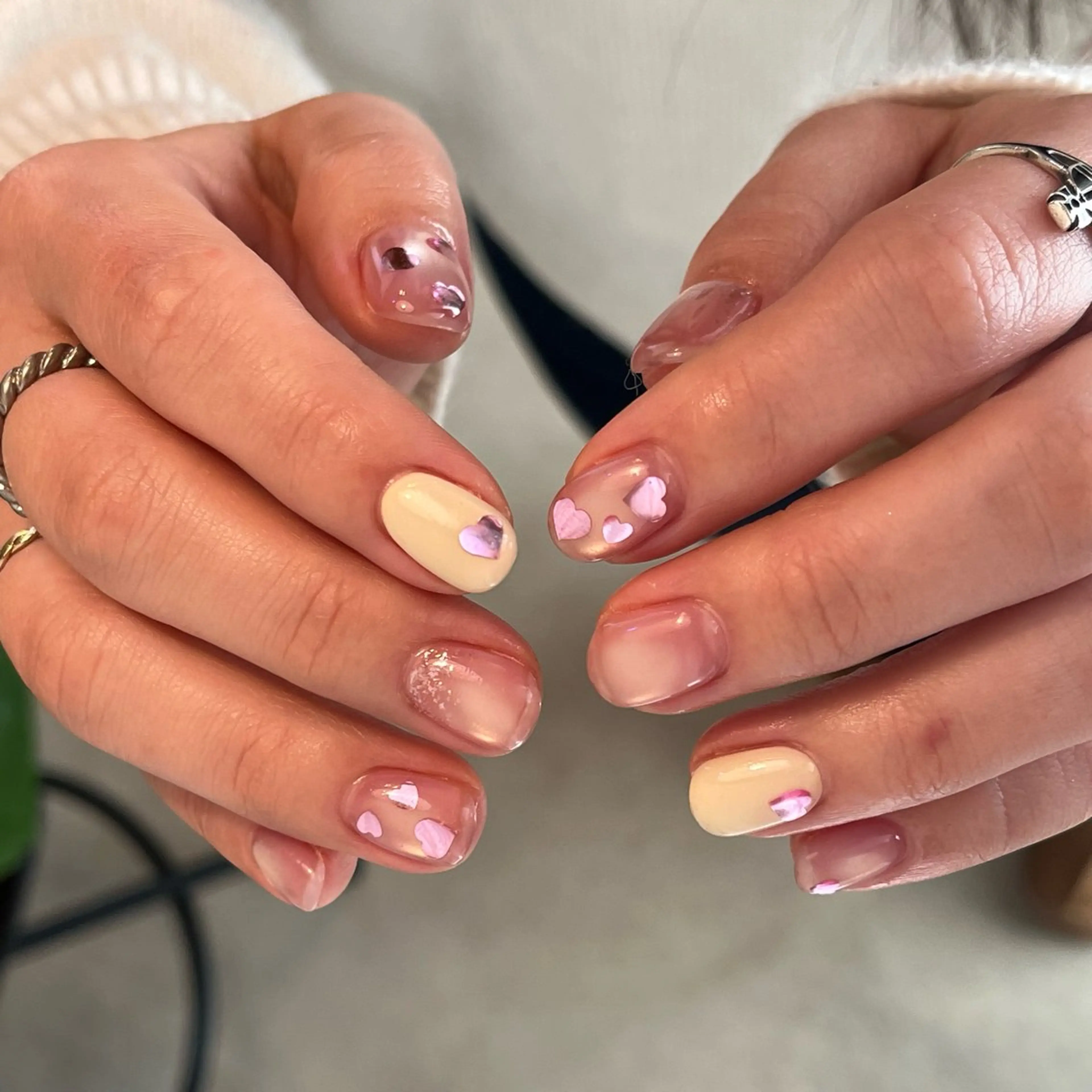 ネイル ハンドネイル aiu  ｱｲﾕｰ ちひろのネイルデザイン