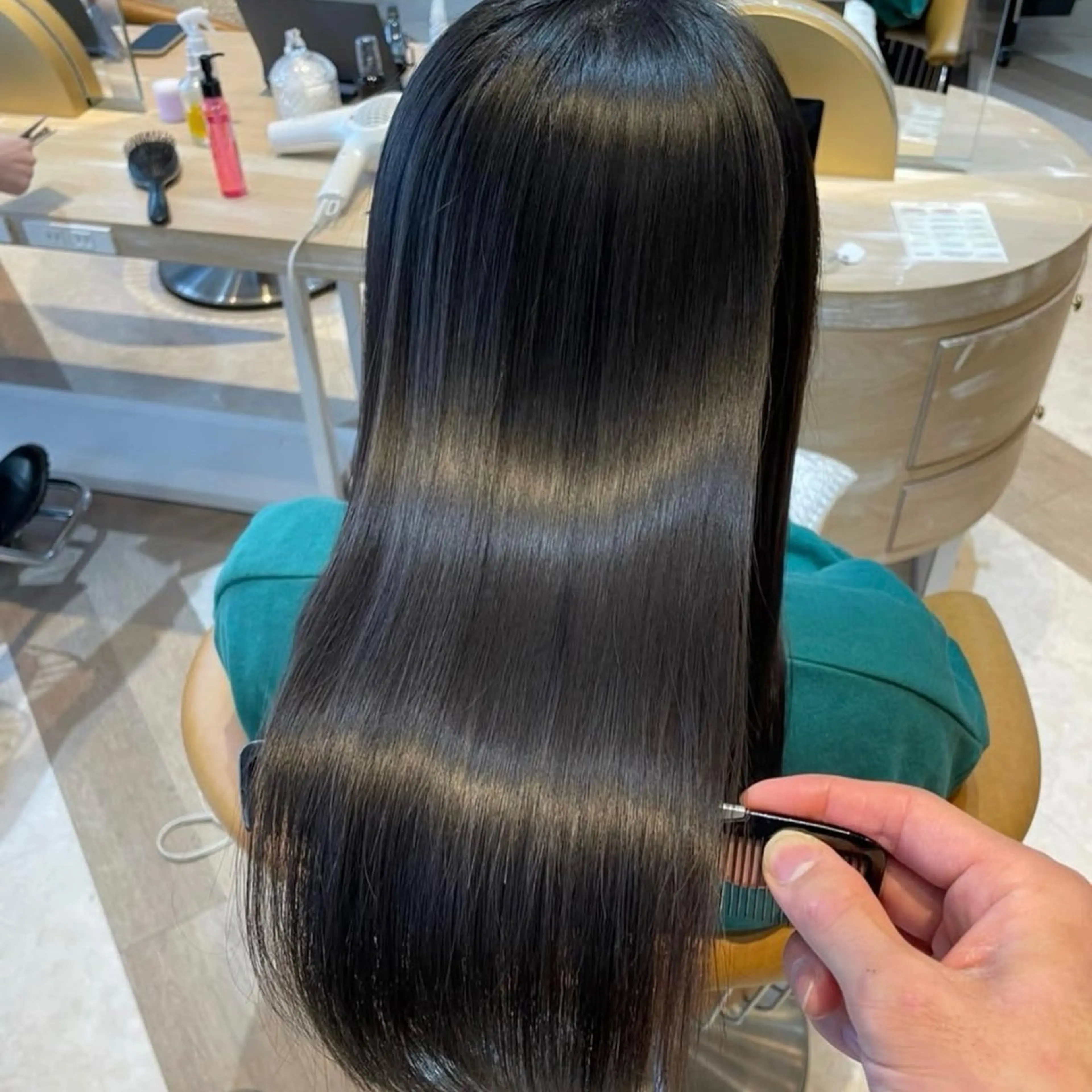 ロング パーマ 髪質改善 縮毛矯正 カット 縮毛矯正 トリートメント レイヤー/ショート ❣️髪質改善/たくまのヘアスタイル