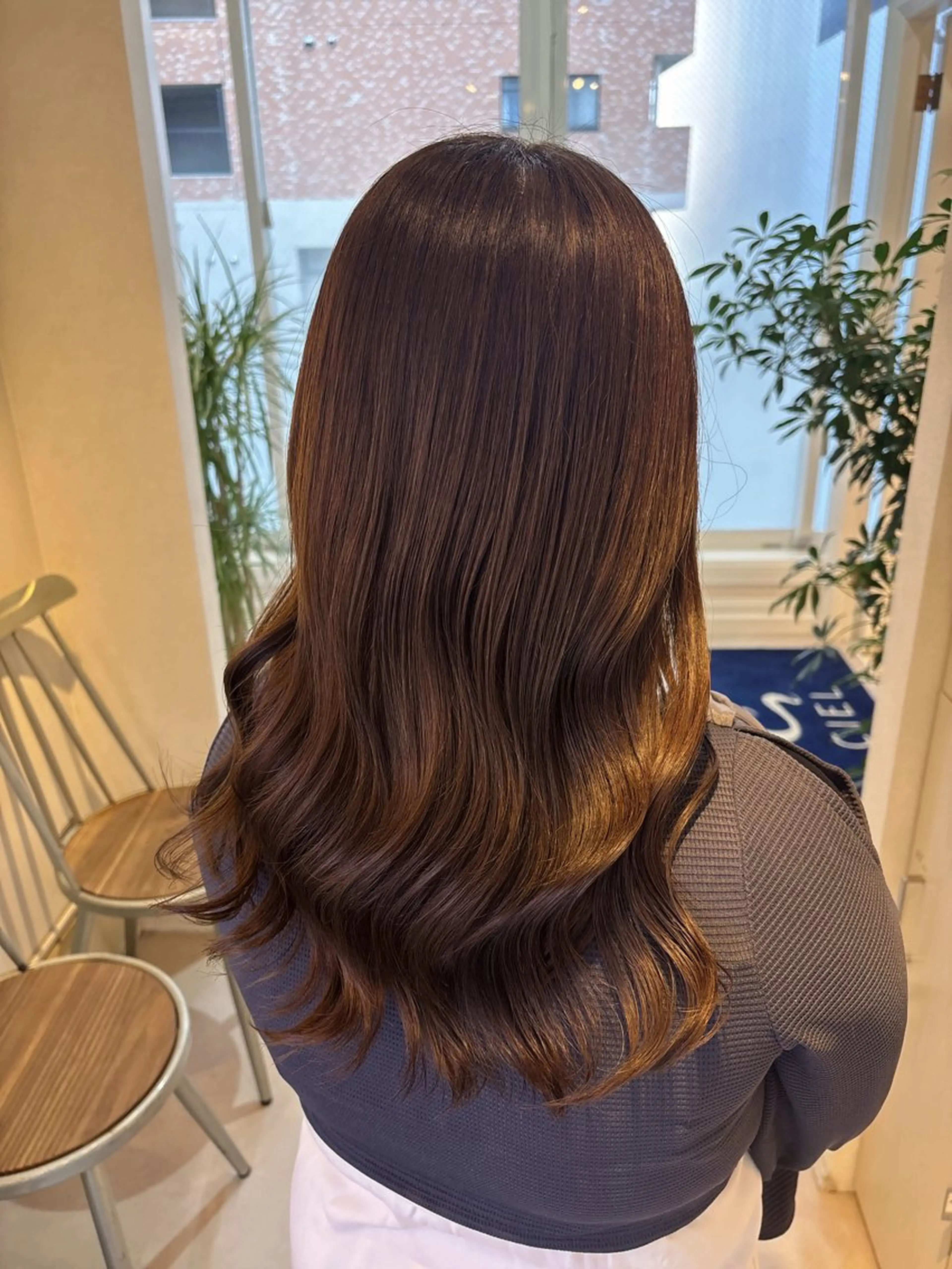 ロング カット ヘアカラー トリートメント CIEL大名店所属・Rena/大名/ レイヤー/暖色🎀のヘアスタイル