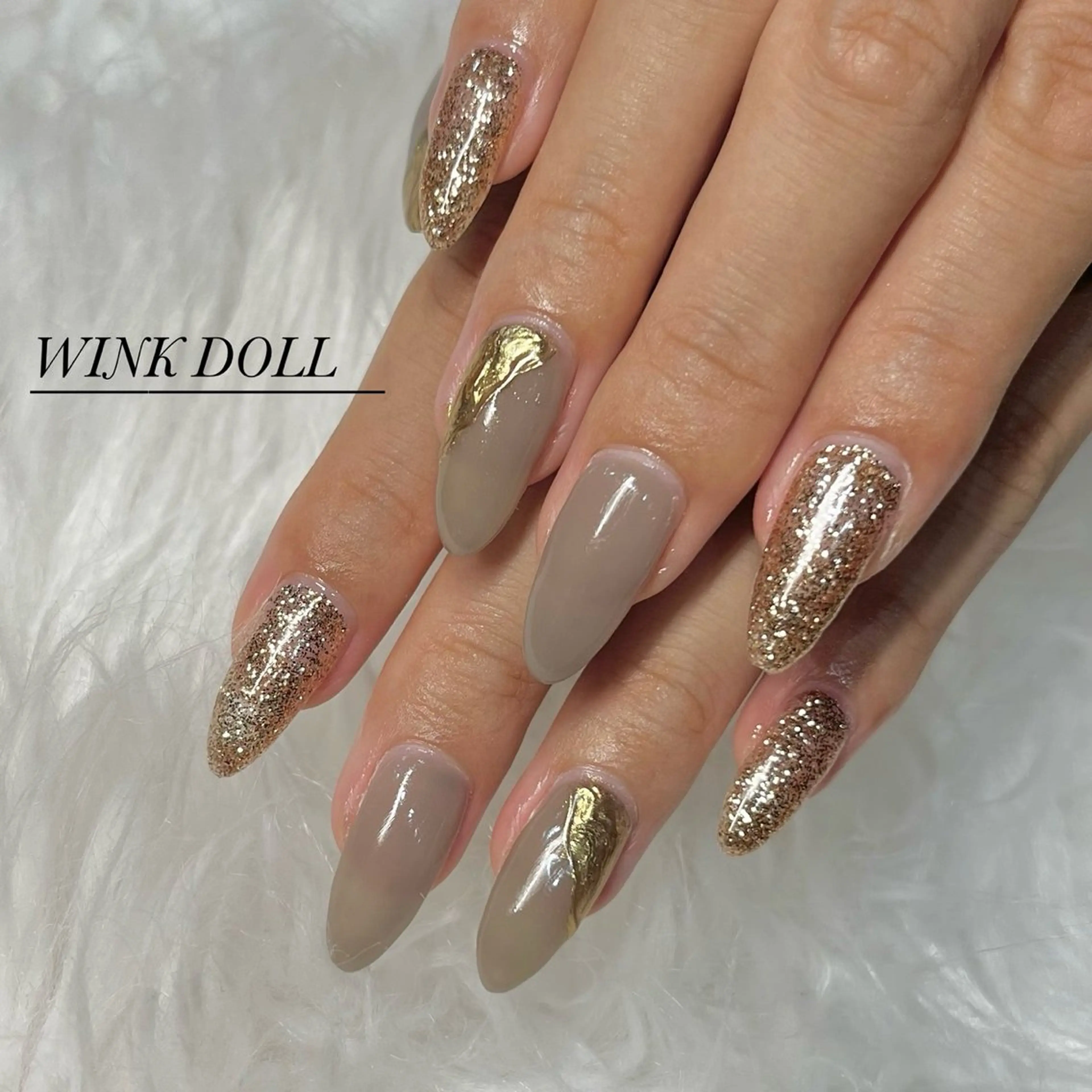 ネイル ハンドネイル WINK DOLL RIANのネイルデザイン