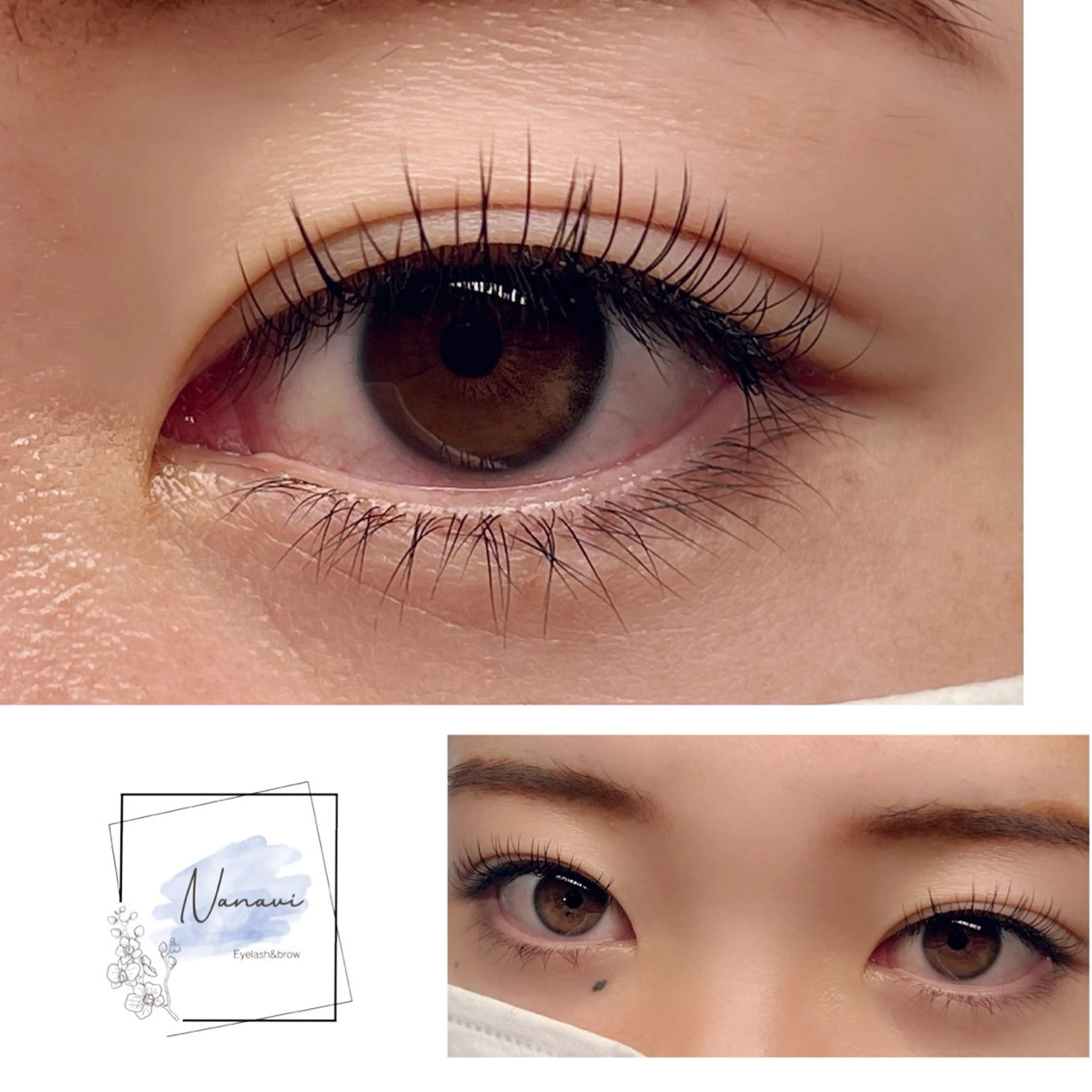 マツエク・マツパ マツエク Nanavi 鮎川のマツエク・マツパデザイン