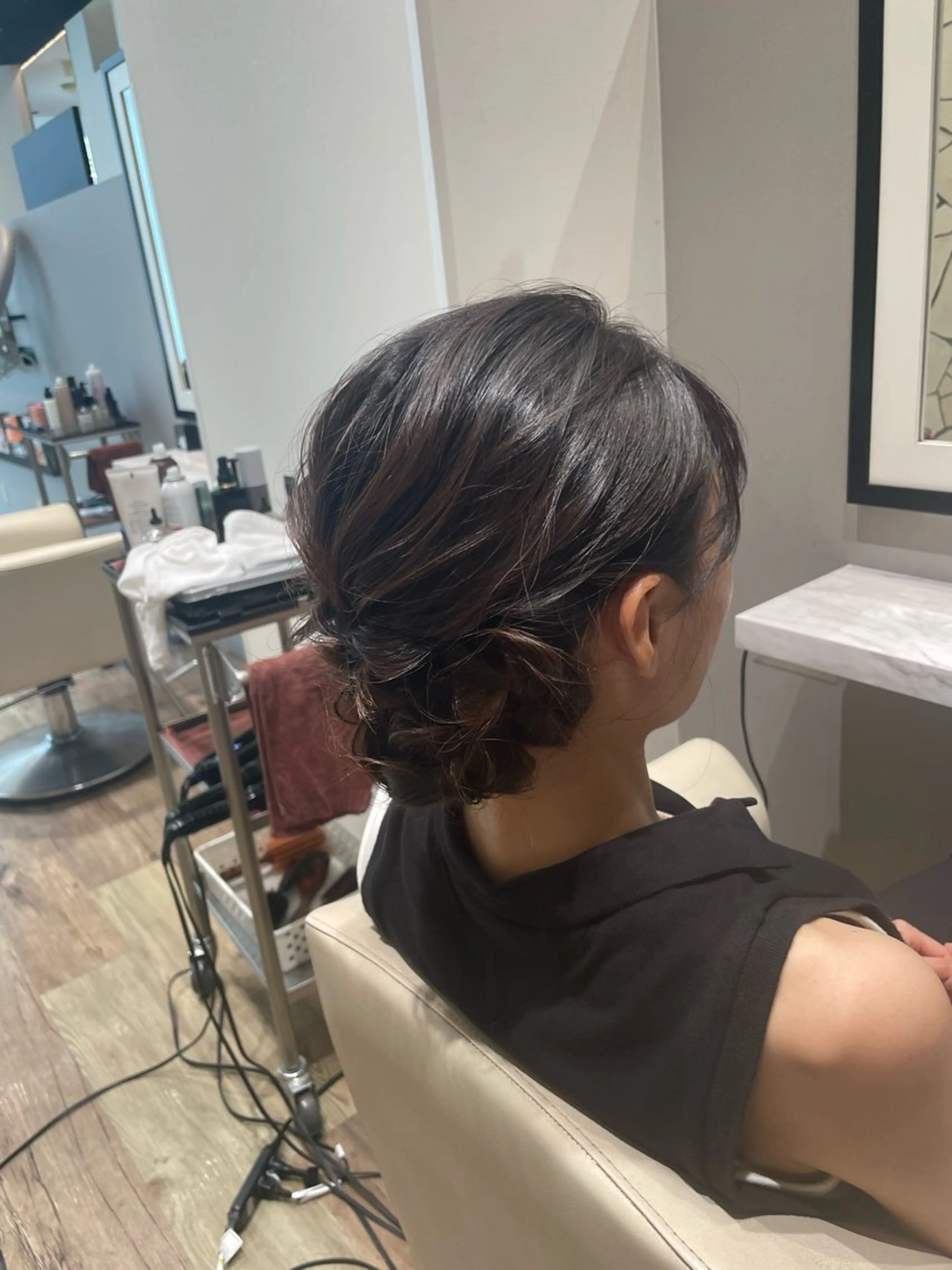 ロング ヘアアレンジ k-twoたき✨艶感 カラー／美髪矯正のヘアスタイル