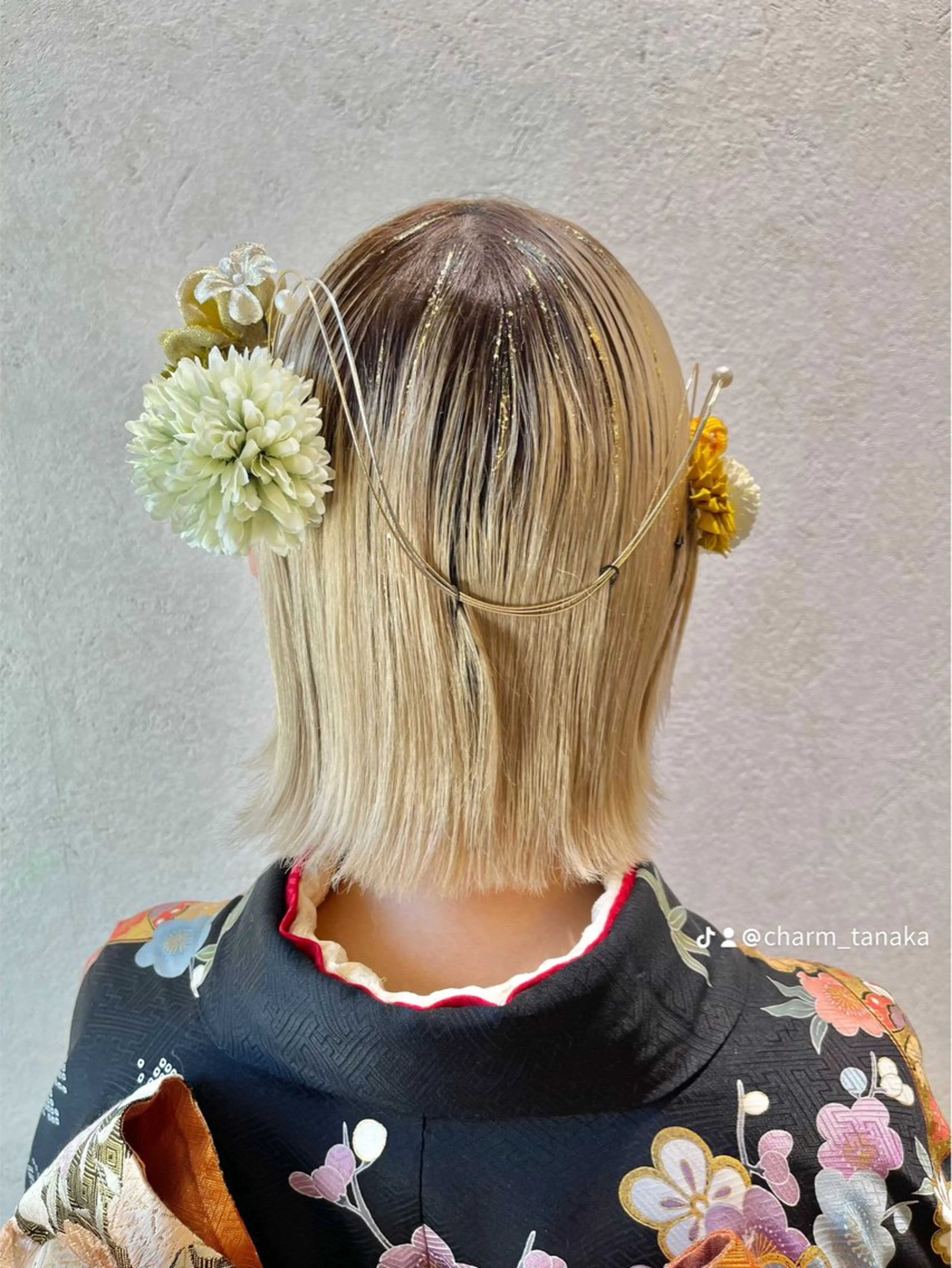 ヘアアレンジ ポニーテール 結婚式・ブライダル 卒業式のヘアスタイル ヘアセット charm《銀座》 ヘアセット/縮毛矯正のヘアスタイル