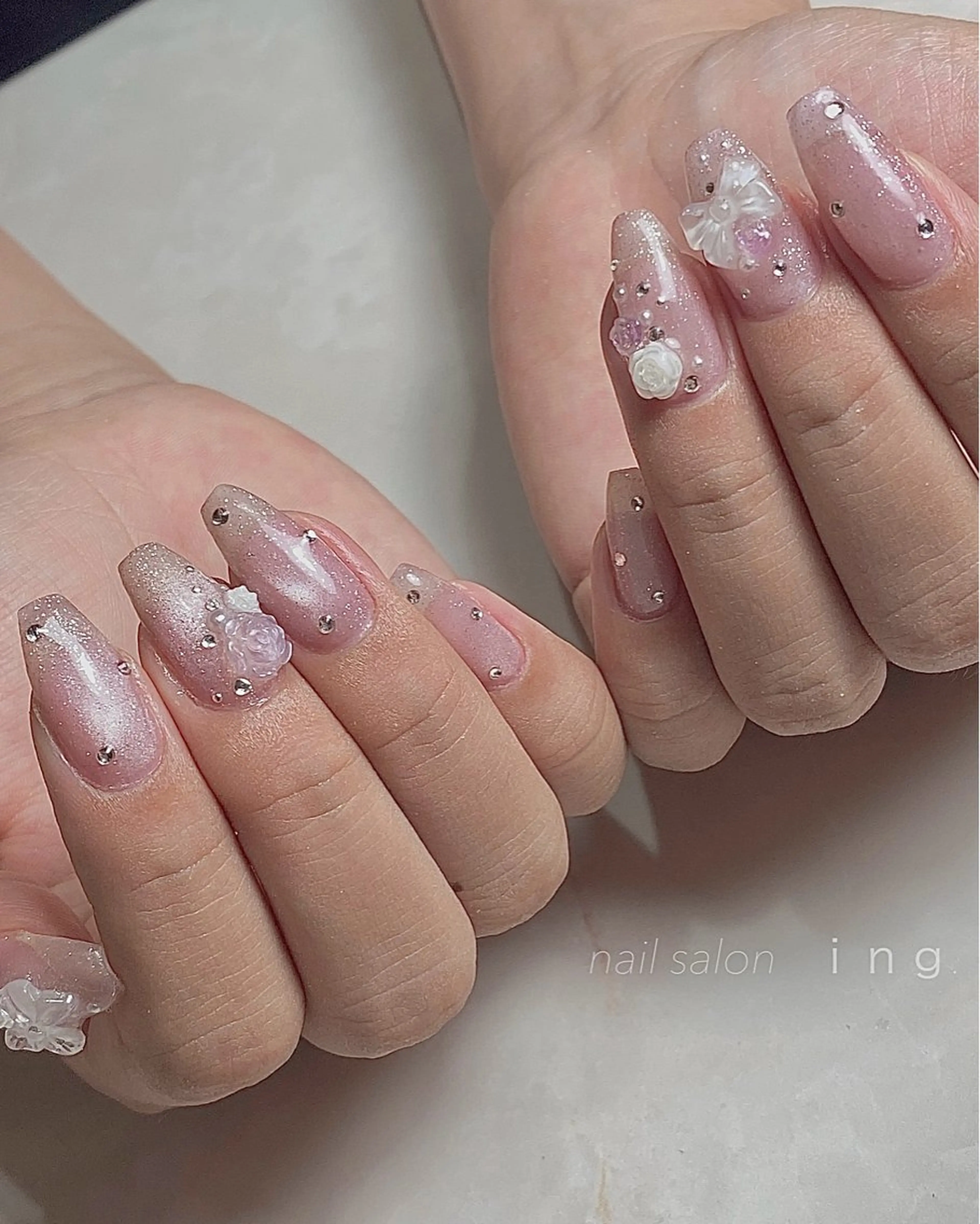 ネイル フラッシュネイル フラッシュマグ マグネットネイル ｉｎｇ .のネイルデザイン