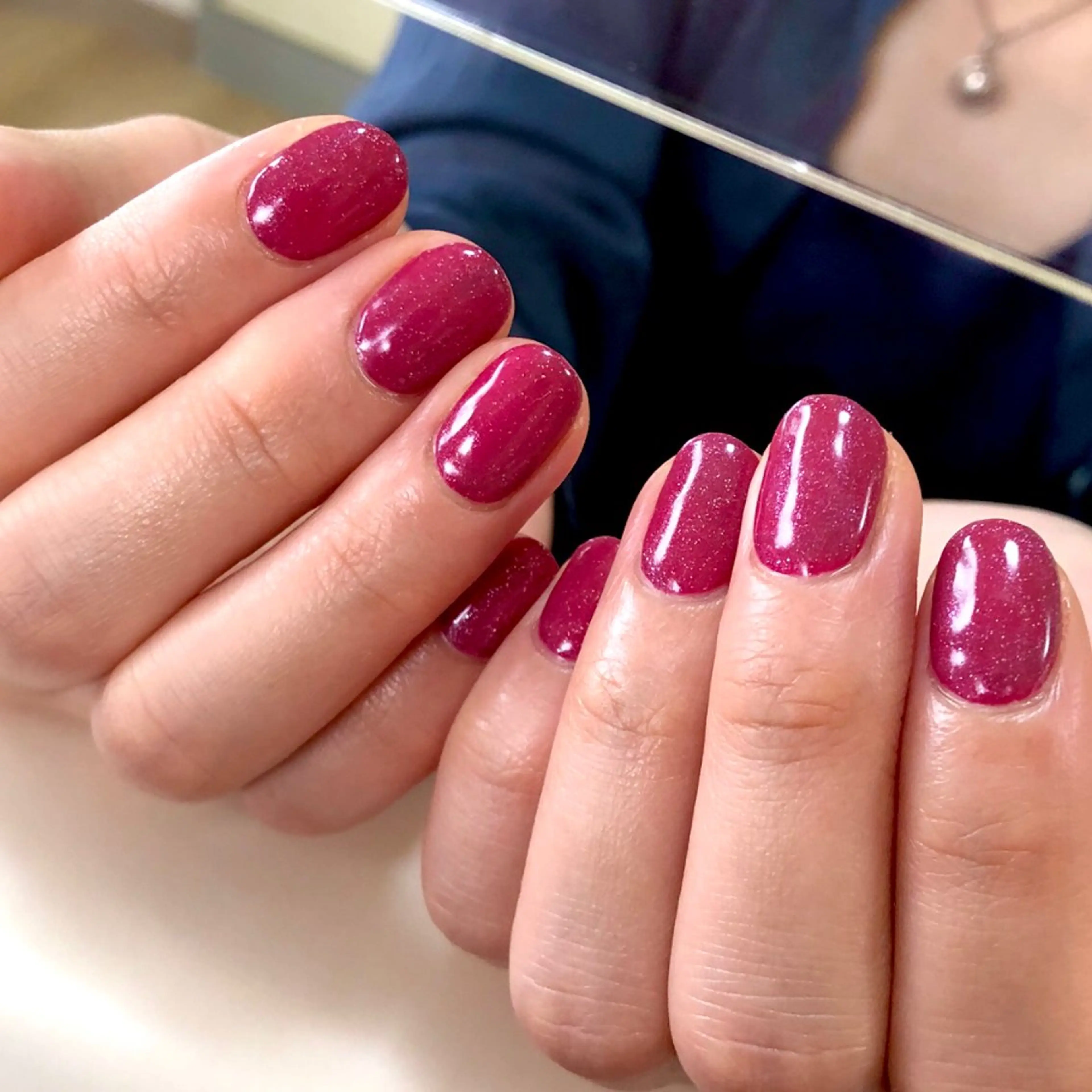 【いつでも♪】ワンカラーハンドネイル💅〔オフ込♪〕の写真