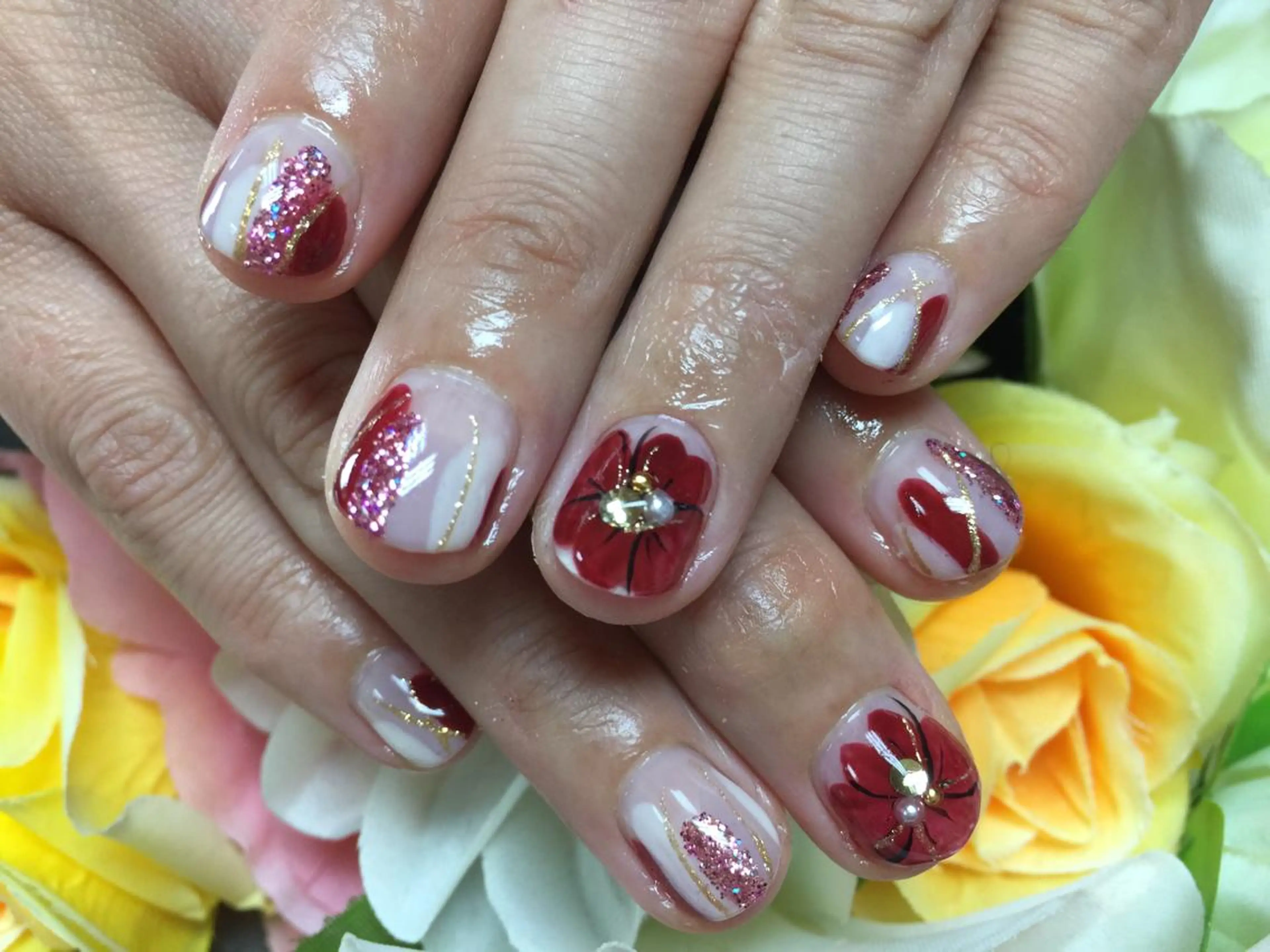 ネイル フレンチネイル ジェルネイル ハンドネイル Beauty  Atelier Erika所属・【奈良県香芝市】 Erikaのネイルデザイン