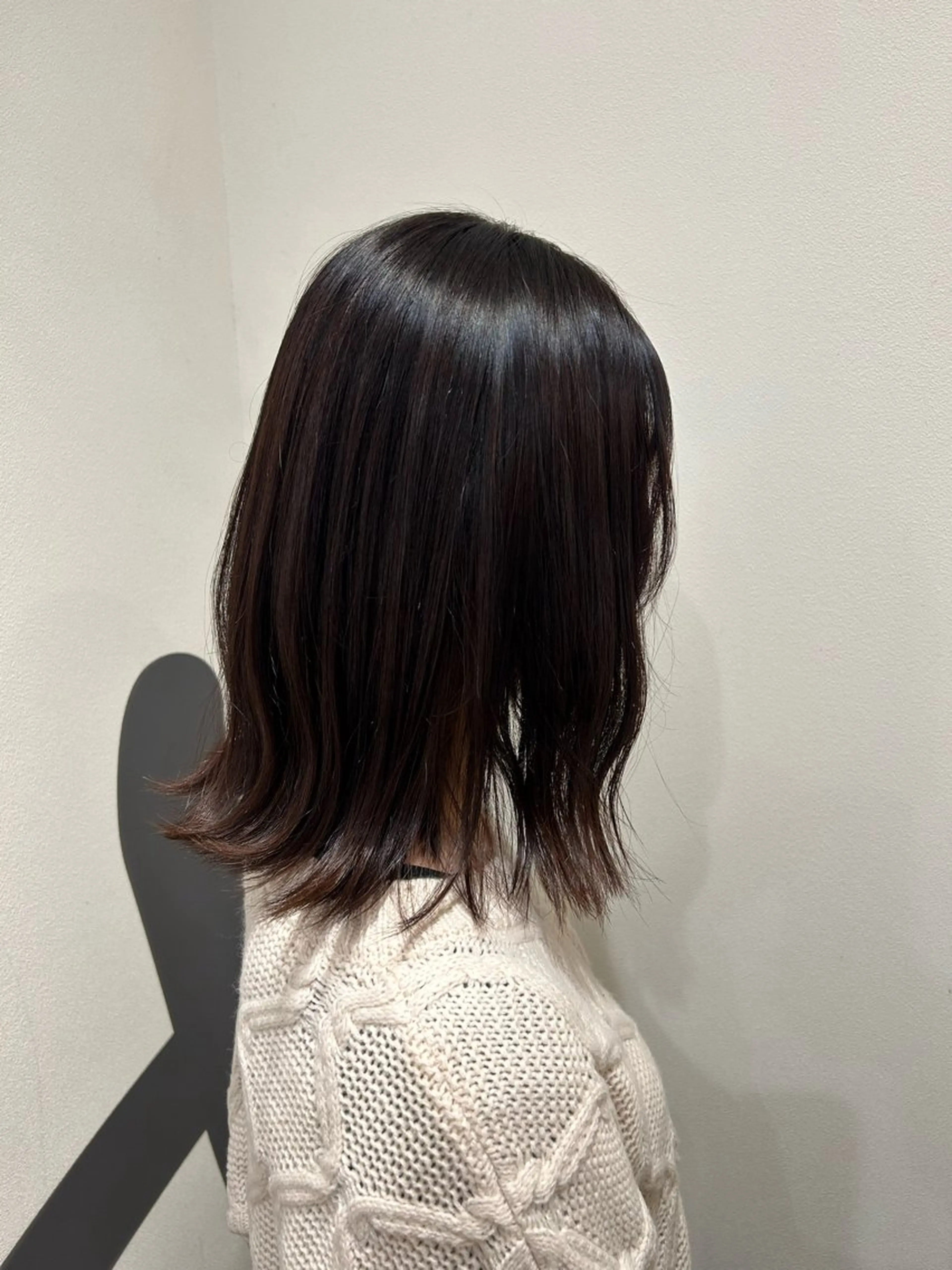 ミディアム カラー ブラウンカラー 透明感カラー HashTAG miyuのヘアスタイル
