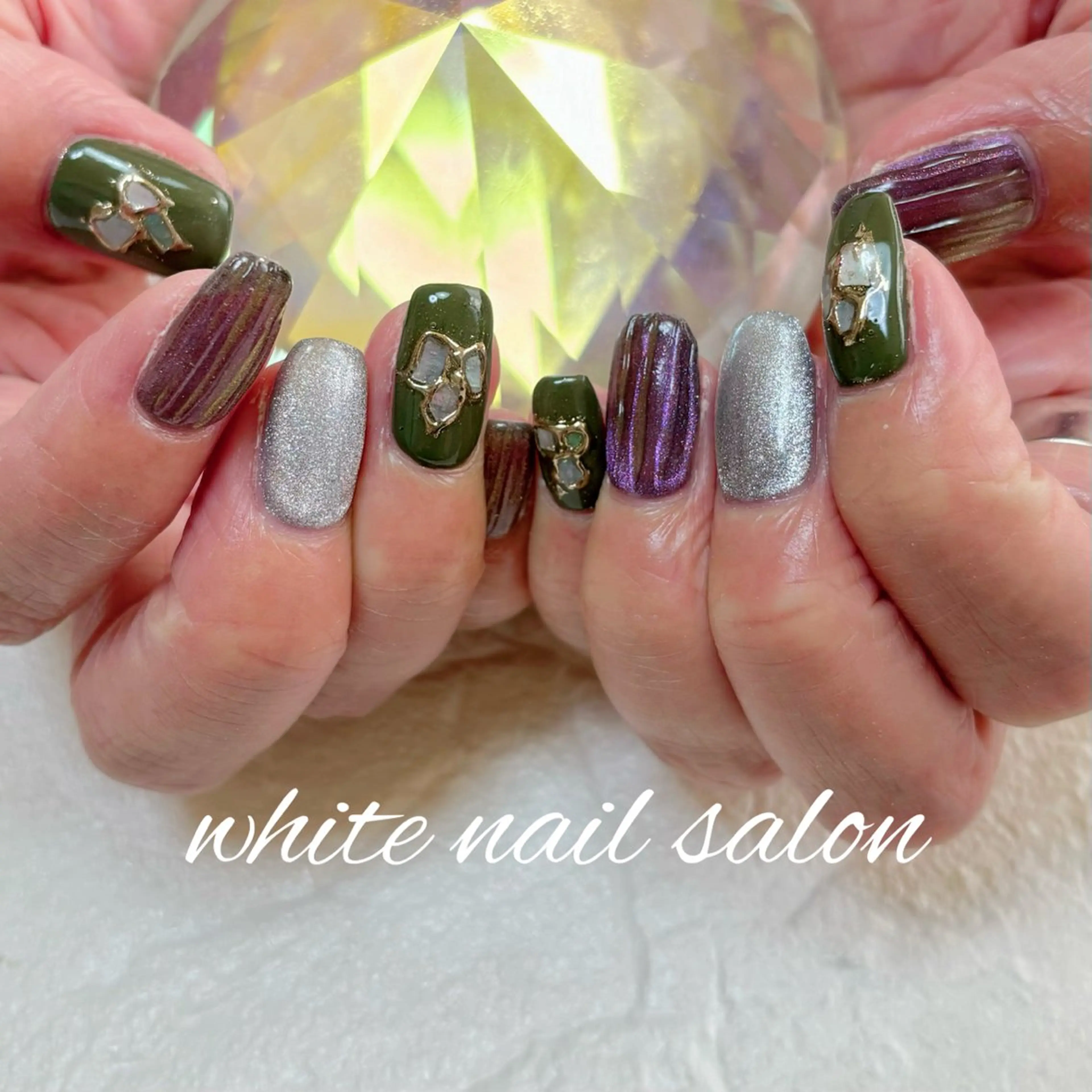ネイル フットネイル ハンドネイル white nail salonのネイルデザイン