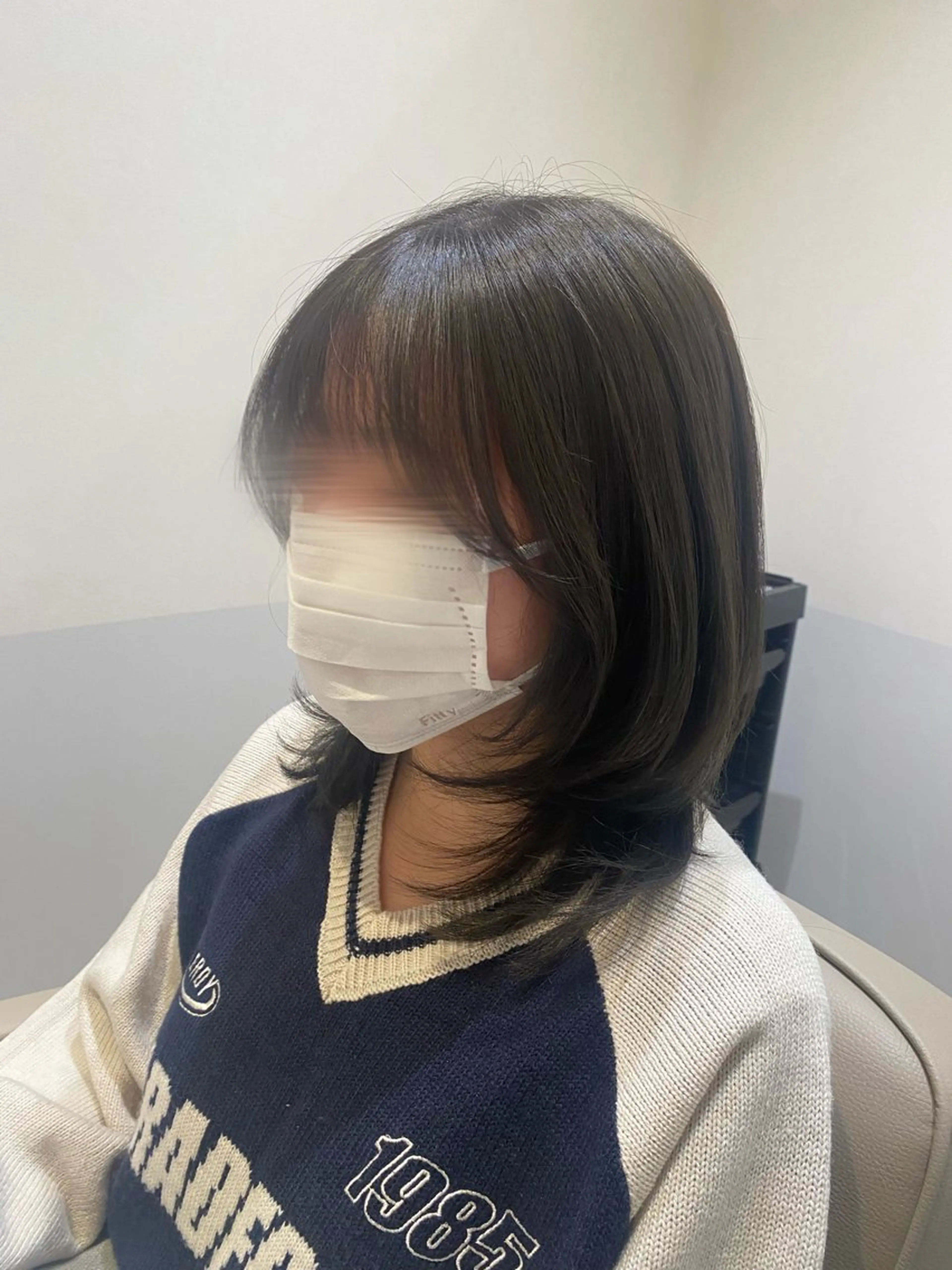 セミロング カラー グレージュ ハッシュカット カット ヘアカラー トリートメント 韓国ヘア・カラー 🩵SHIZUKUのヘアスタイル