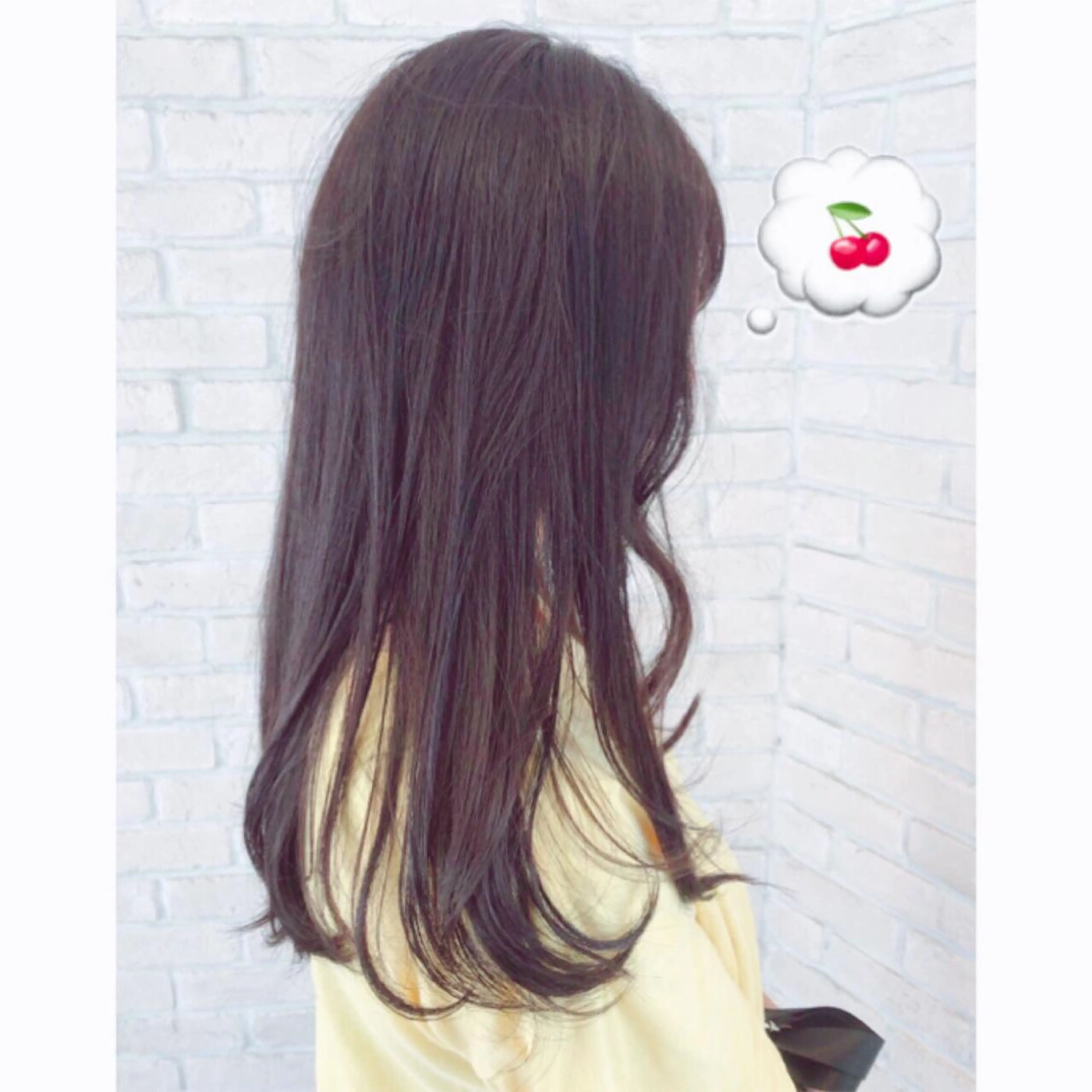 ロング カラー 黒髪 ナチュラルブラック ヘアカラー 🌺ウルフカット職人 新垣渚🐺のヘアスタイル