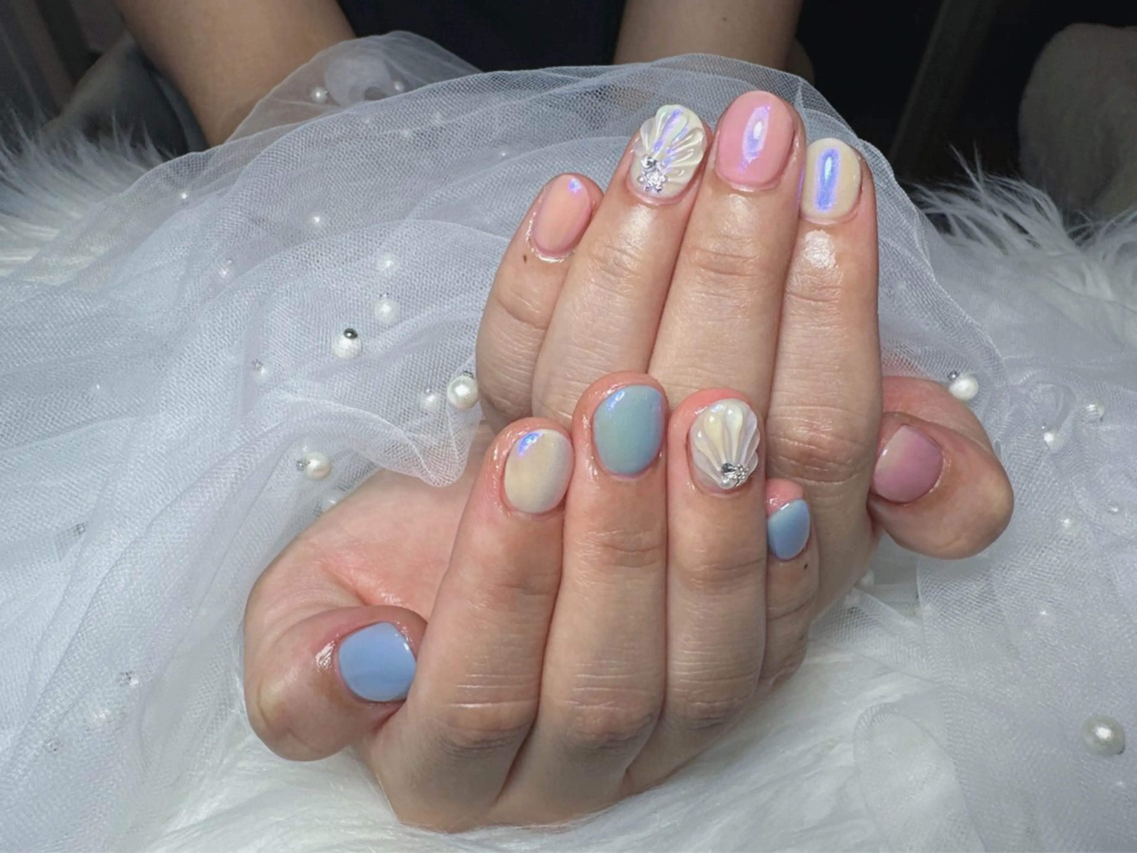 ネイル 【Eclat ｴｸﾗ】nail＆beauty所属・Eclat〔ｴｸﾗ〕 MOEKA𝜗𝜚*のネイルデザイン