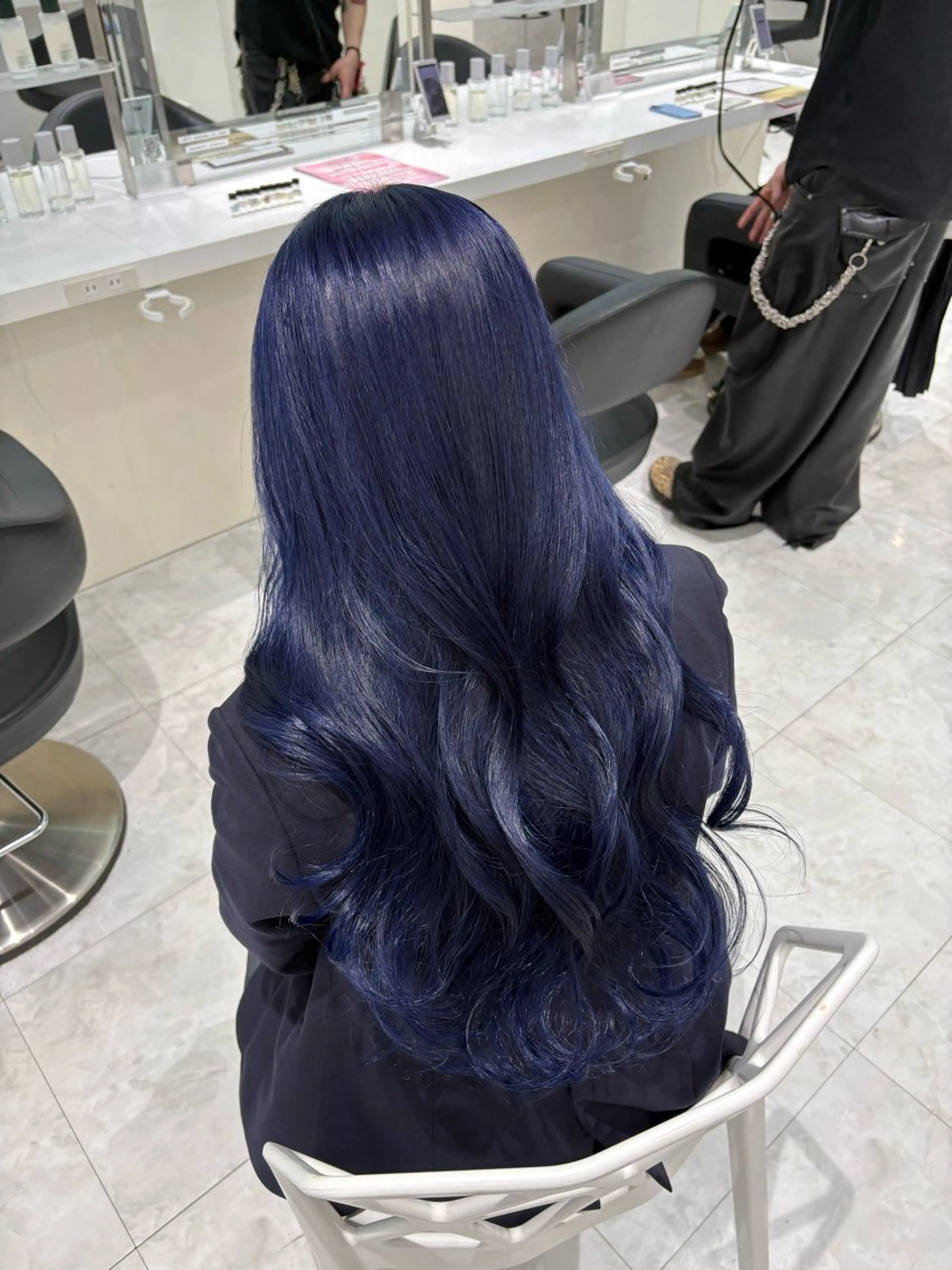 ロング カラー ヘアカラー 🤍ྀི透ける寒色 Cocoa🤍ྀིのヘアスタイル