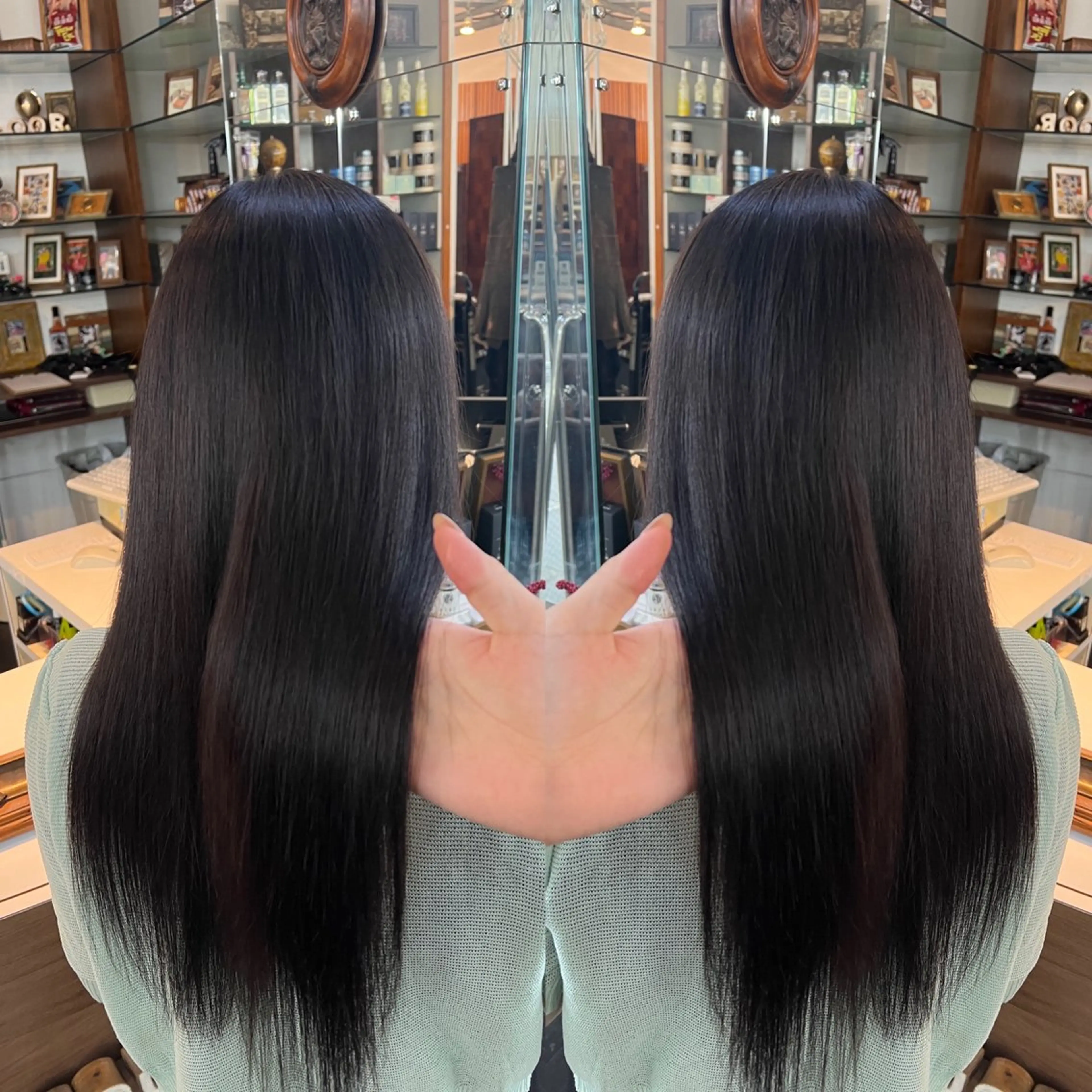 セミロング レイヤー/ボブ/ ミニボブ/AOIのヘアスタイル