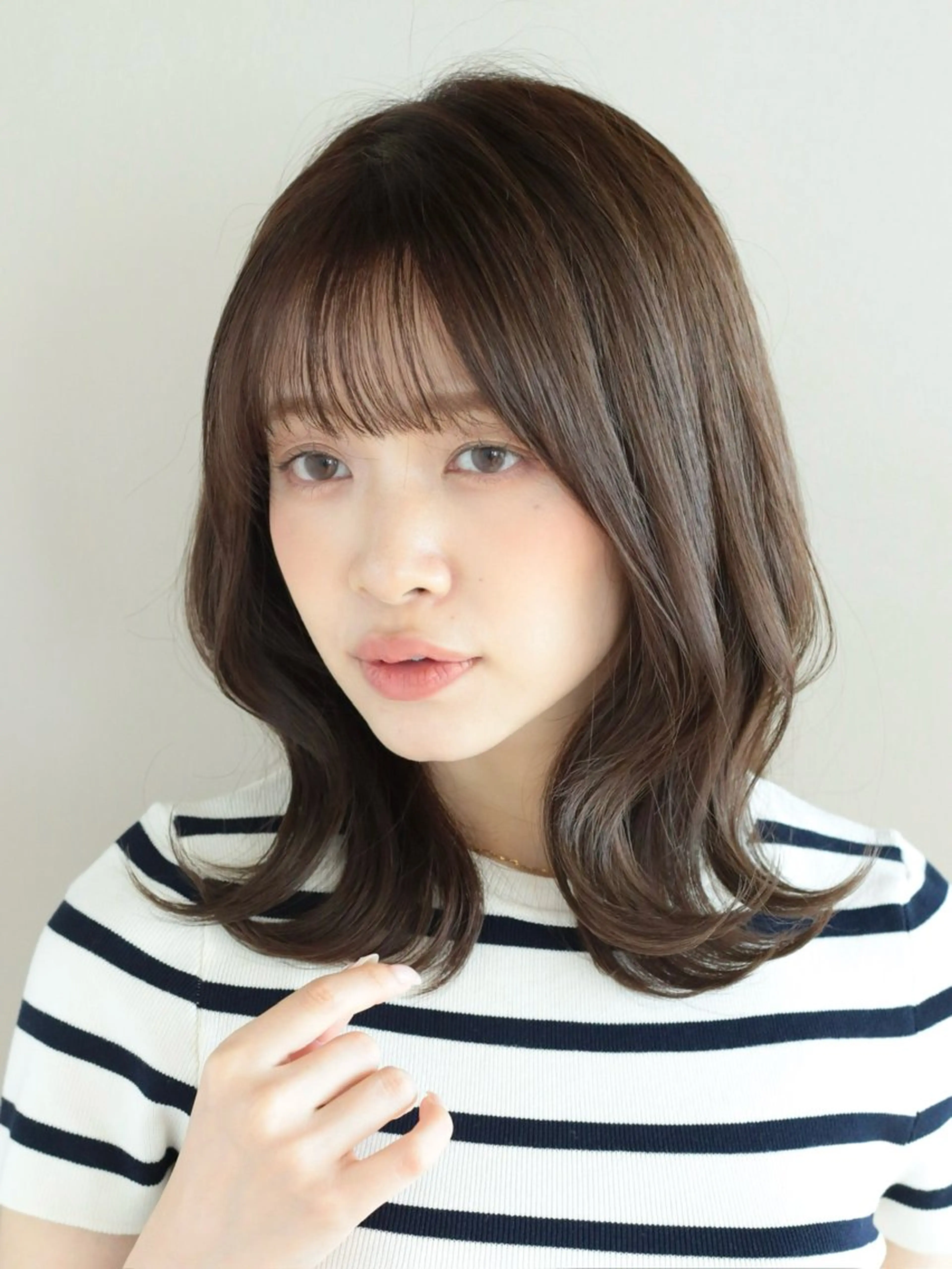 セミロング カラー カット ヘアカラー トリートメント 髙木美緒🌿 レイヤー/アレンジのヘアスタイル