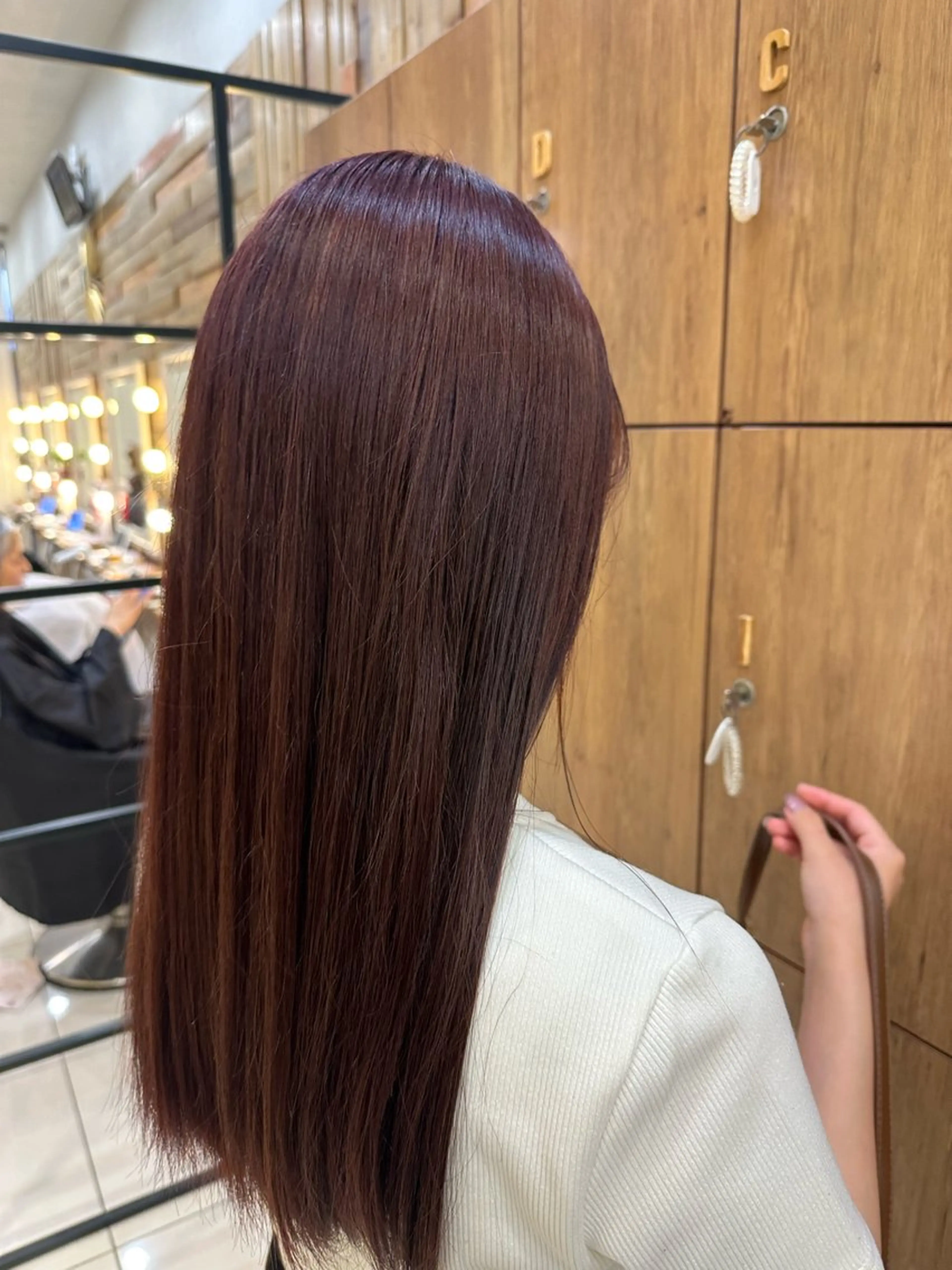 カラー Ancheri by flammeum戸塚店所属・ひな/ボブカット/ ブリーチなしWカラーのヘアスタイル