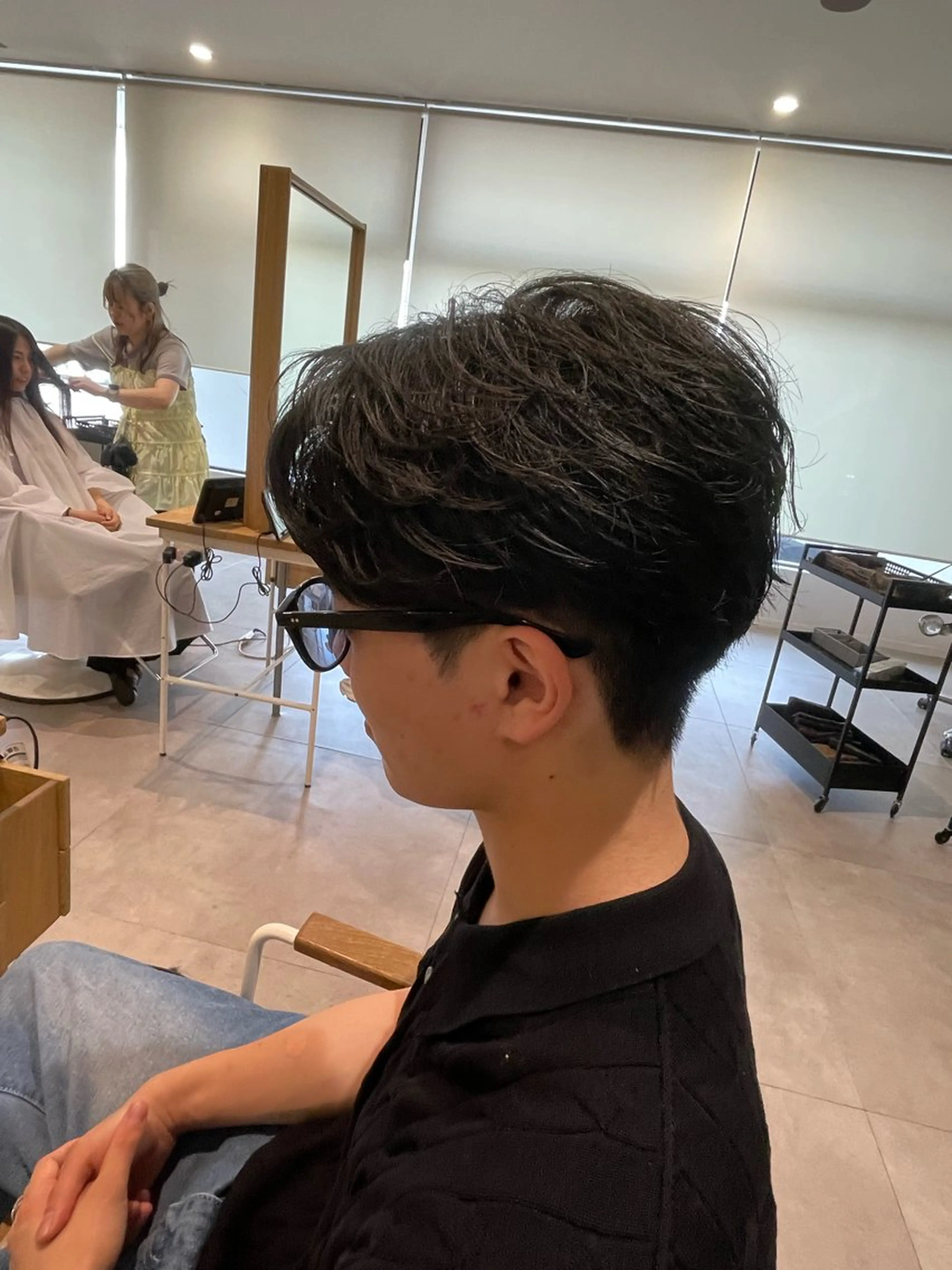 ショート カット パーマ 樋口 令惟のヘアスタイル