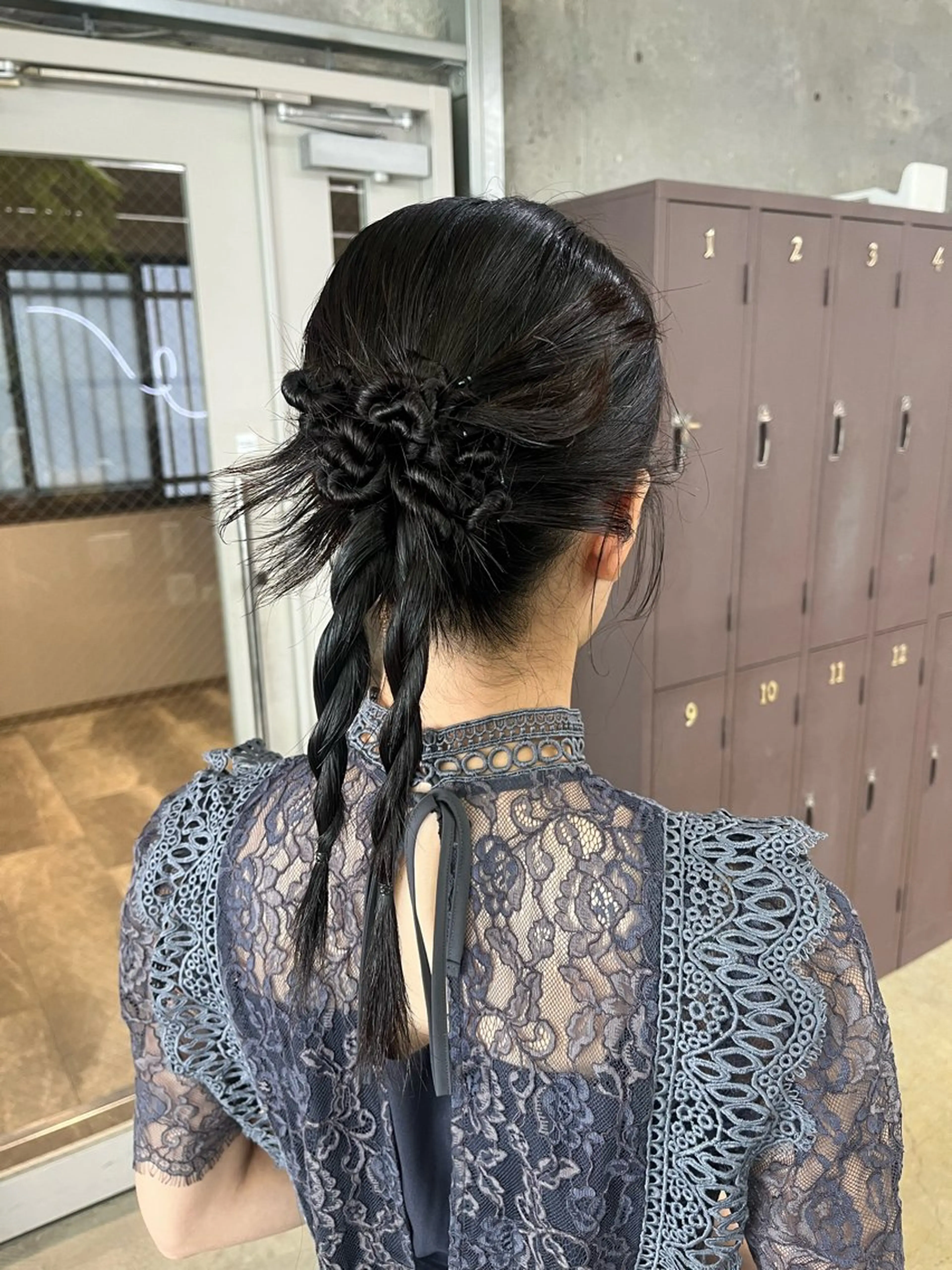 セミロング ヘアセット パーマ/オリーブ/ 酸性ストレート/ゆなのヘアスタイル