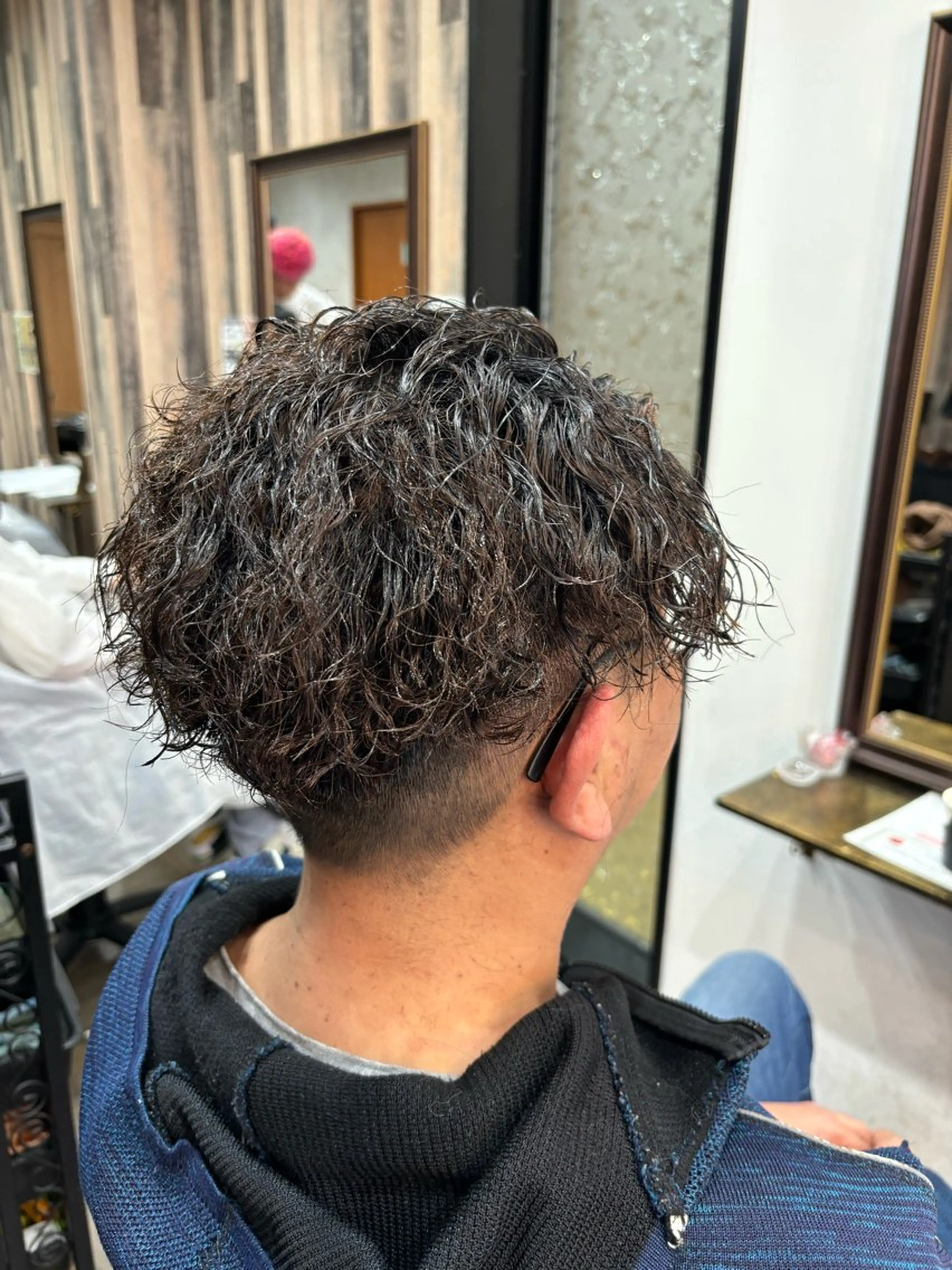 パーマ メンズ EDEN店長／ 短髪／パーマ職人🔥のヘアスタイル