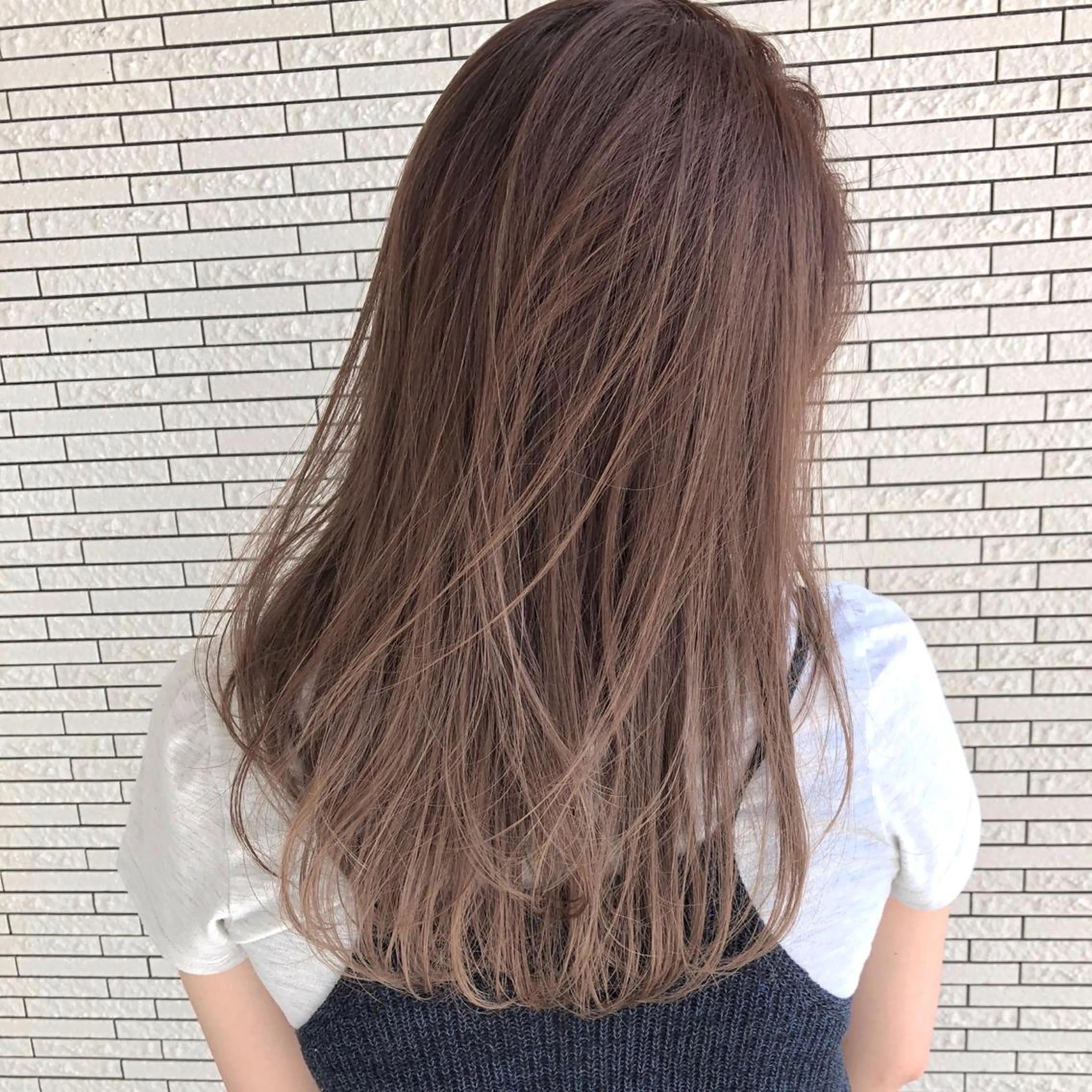 ミディアム カラー 透明感カラー グレージュ クドウレイ fifth渋谷のヘアスタイル