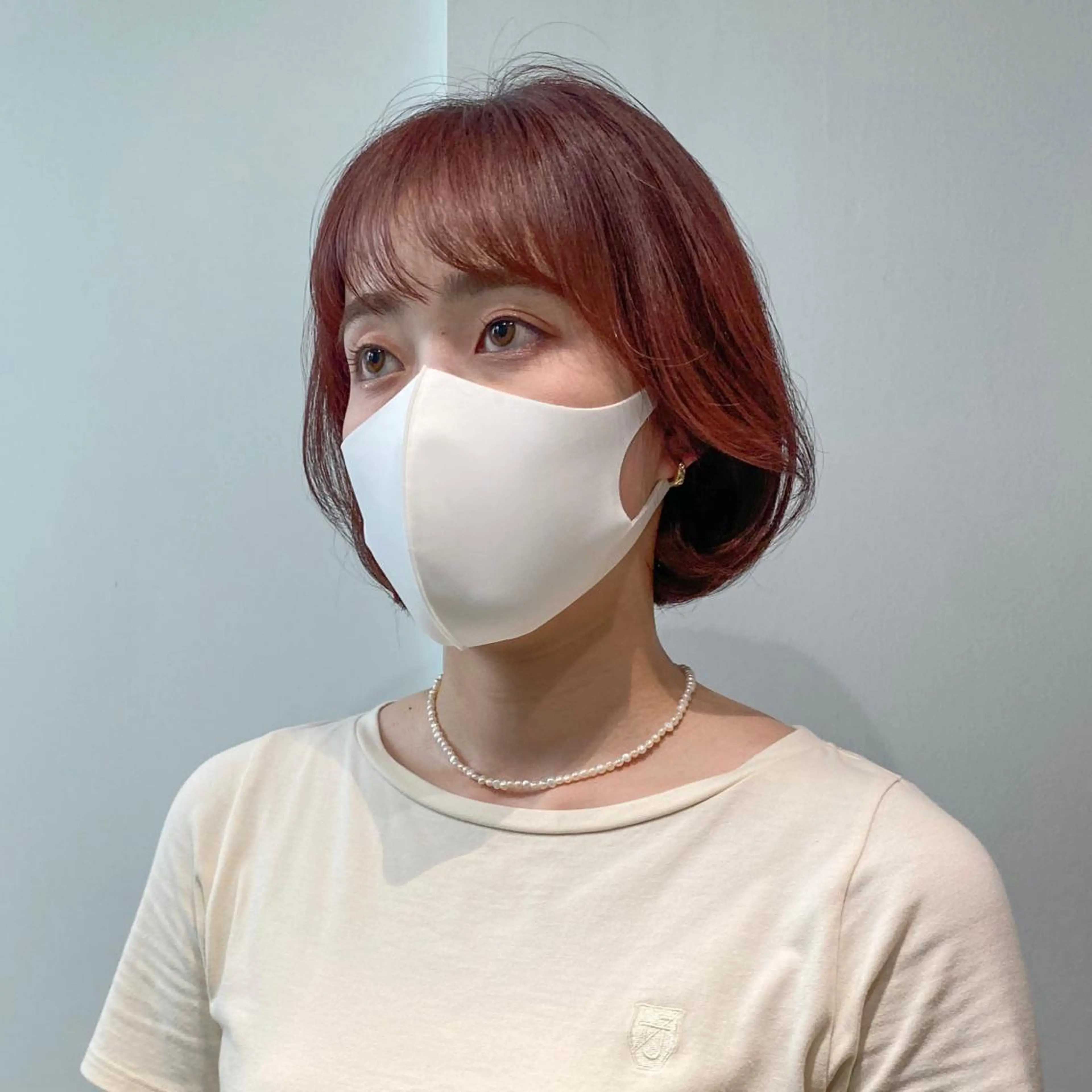 ショート カラー ヘアアレンジ ブリーチ ブリーチなしカラー ボブ タンバルモリ 韓国風ヘア Nancy所属・束感まつげ❤︎ あみのマツエク・マツパデザイン