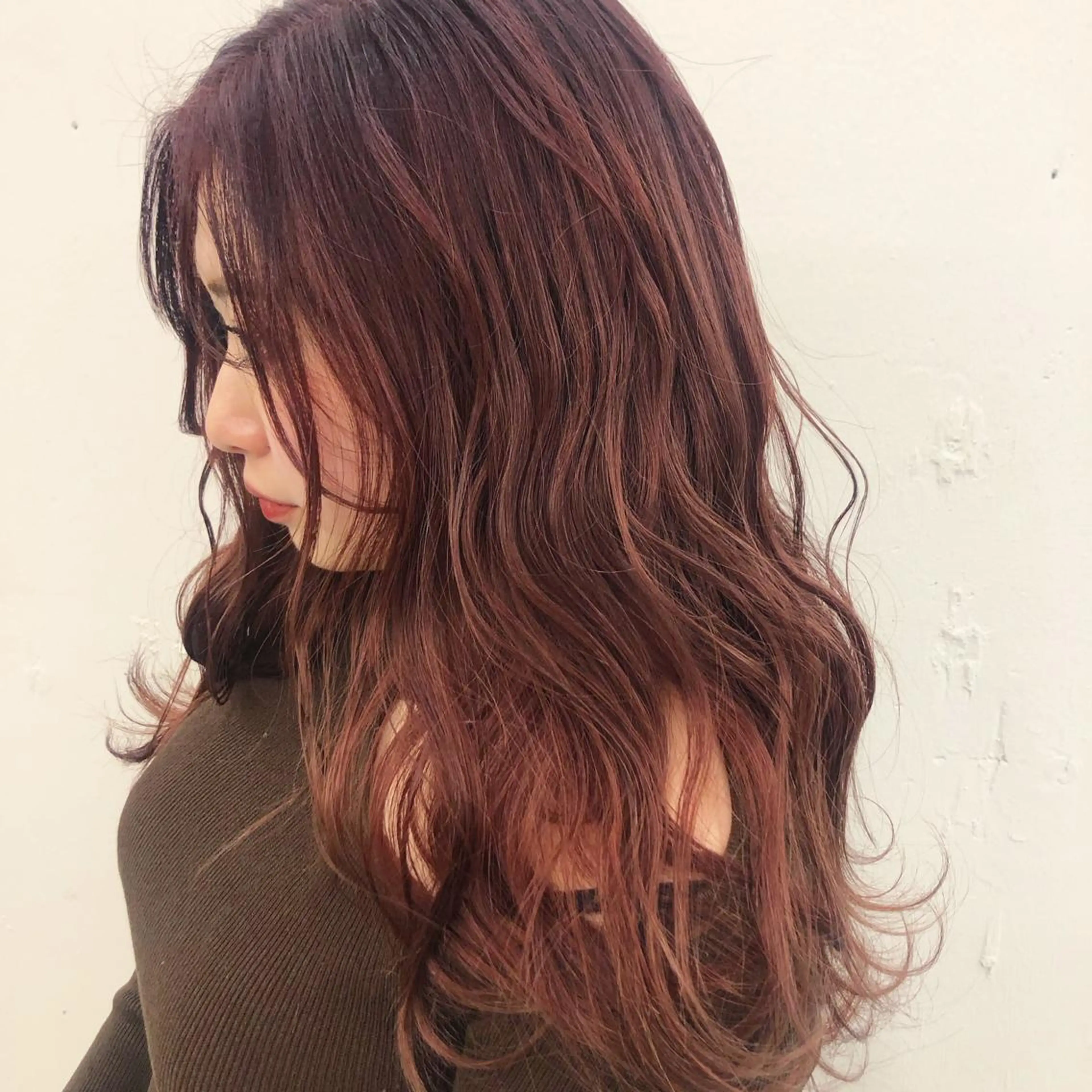 ロング カラーモデル募集 吉原佳穂💗のヘアスタイル