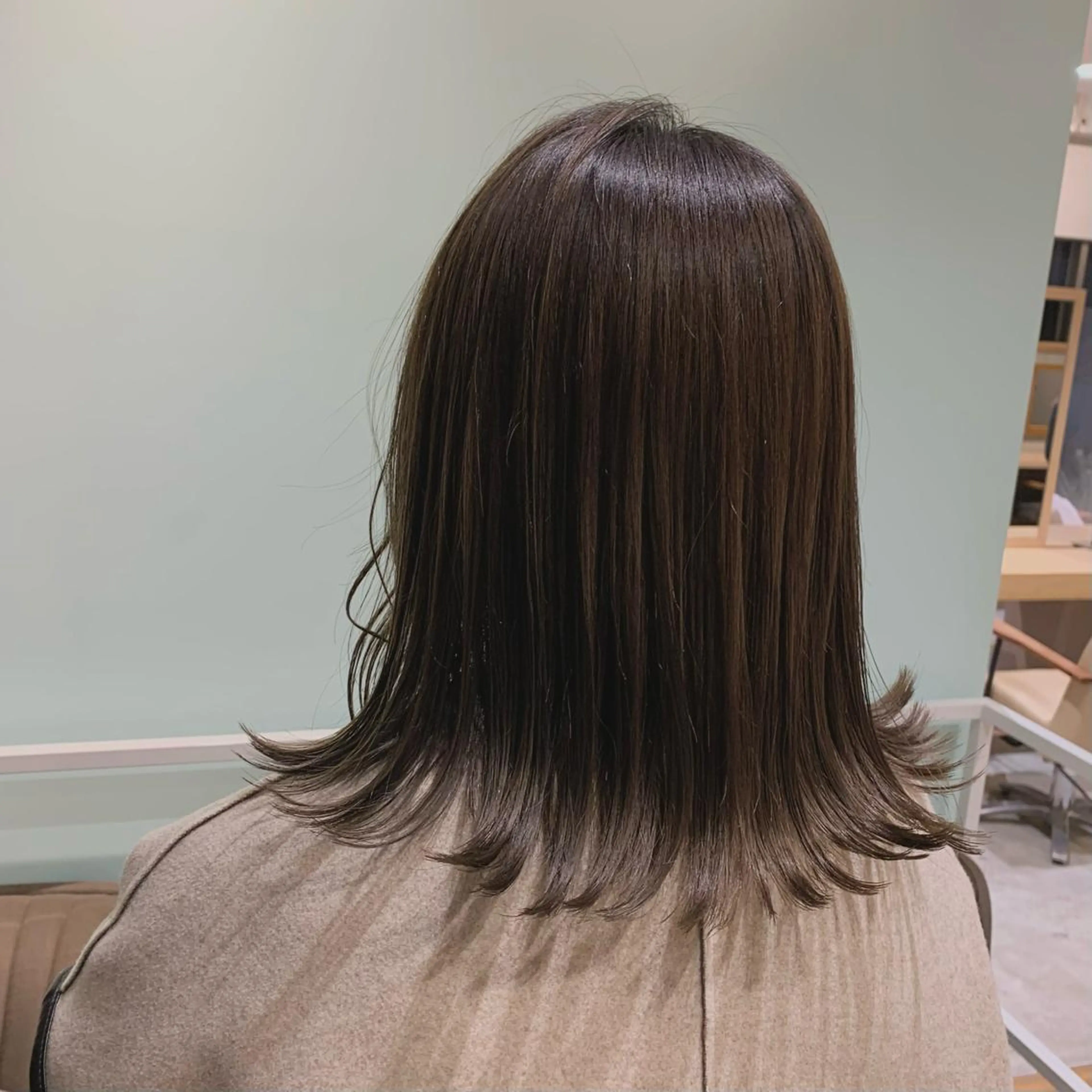 ミディアム カット トリートメント 森山 佳小里/カラー /似合わせカットのヘアスタイル