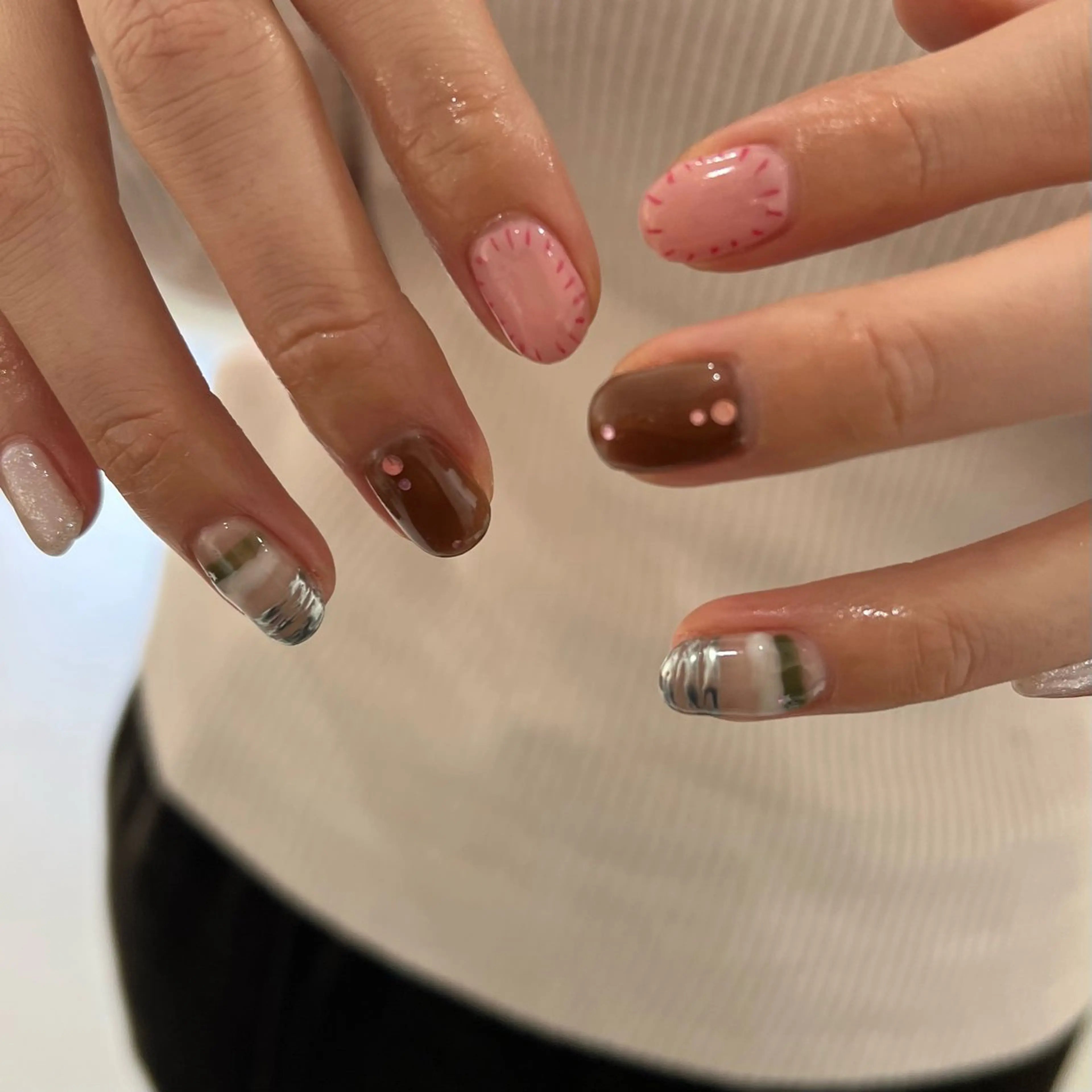 ネイル ハンドネイル yokozawa sakiのネイルデザイン