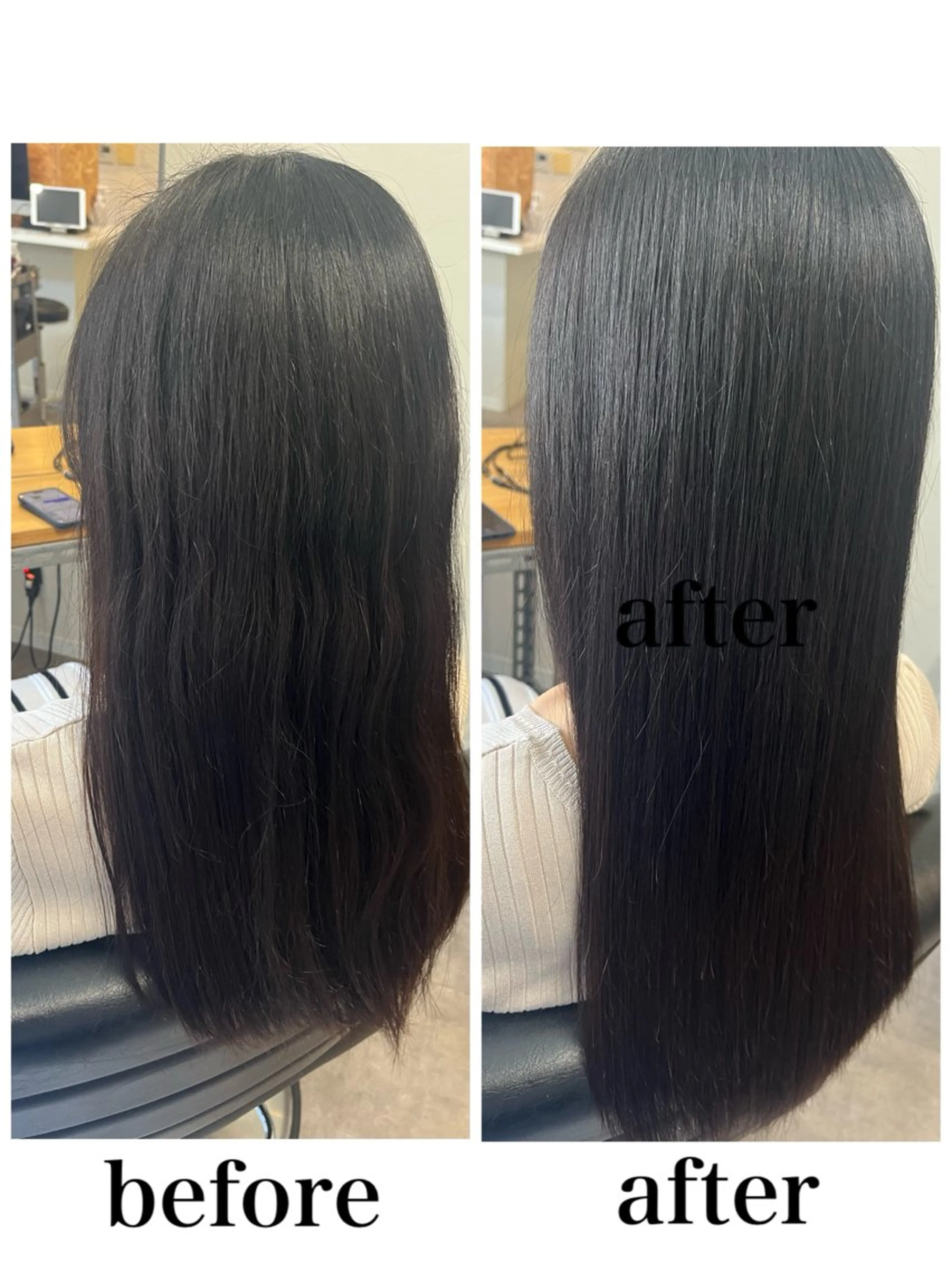 ロング カット ヘアカラー トリートメント OFF YUYAのヘアスタイル