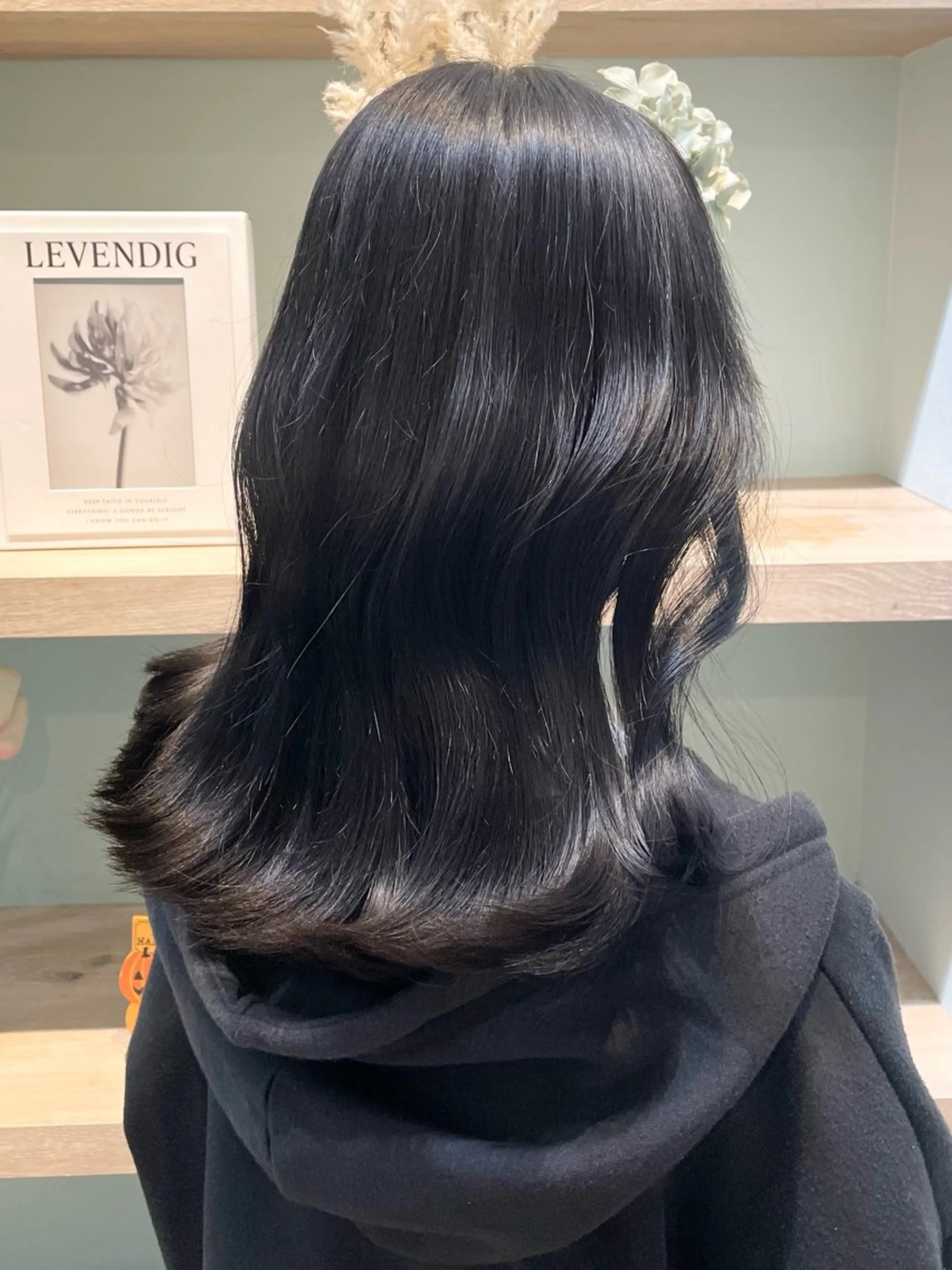 セミロング カット ヘアカラー トリートメント 仙台/艶髪/暗髪/ MIZUHOのヘアスタイル