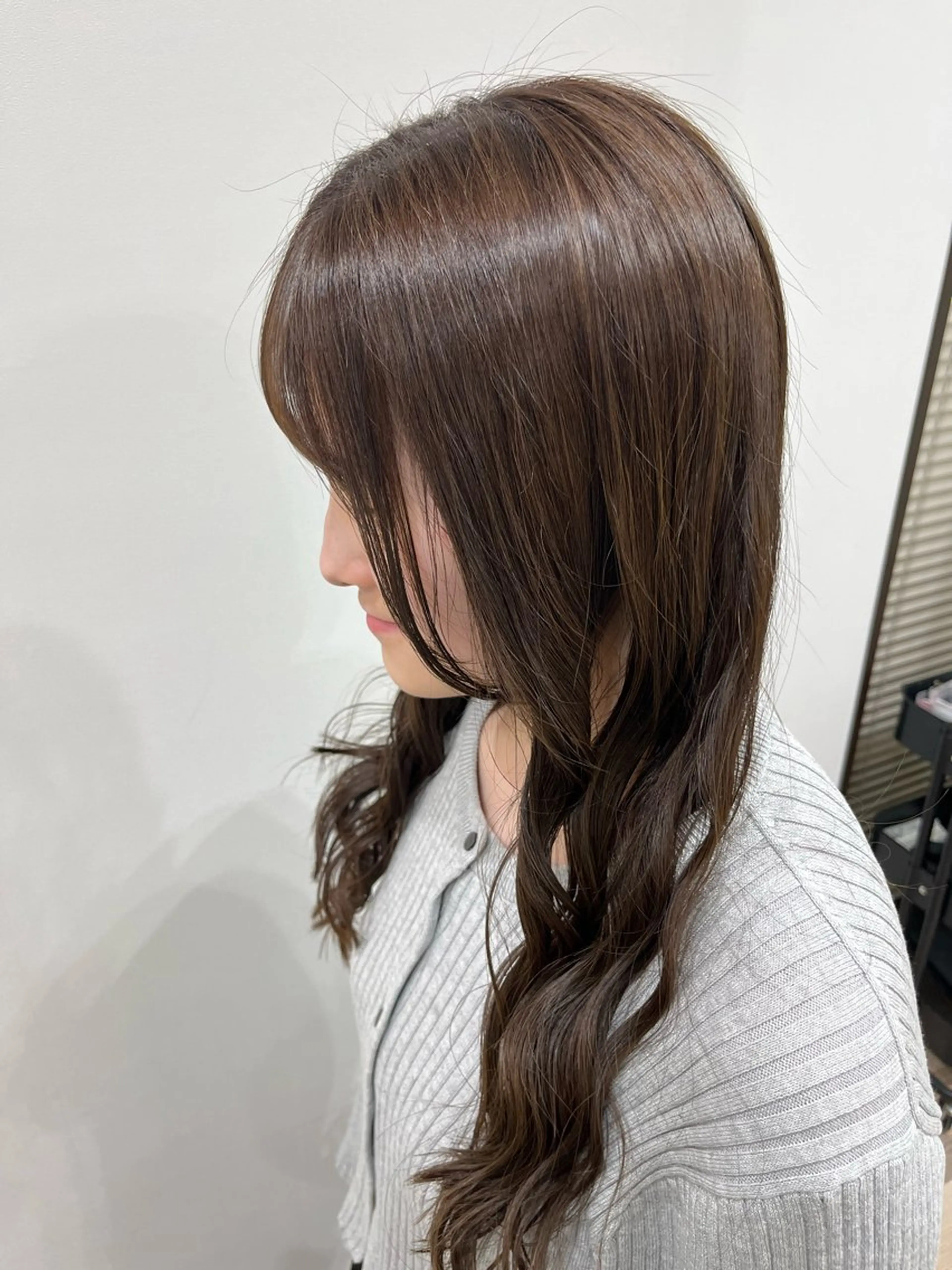 カラー ブリーチ ブラウンカラー 透明感カラー ブリーチなしカラー 🫧カラーモデル募集 /吉田碧月のヘアスタイル