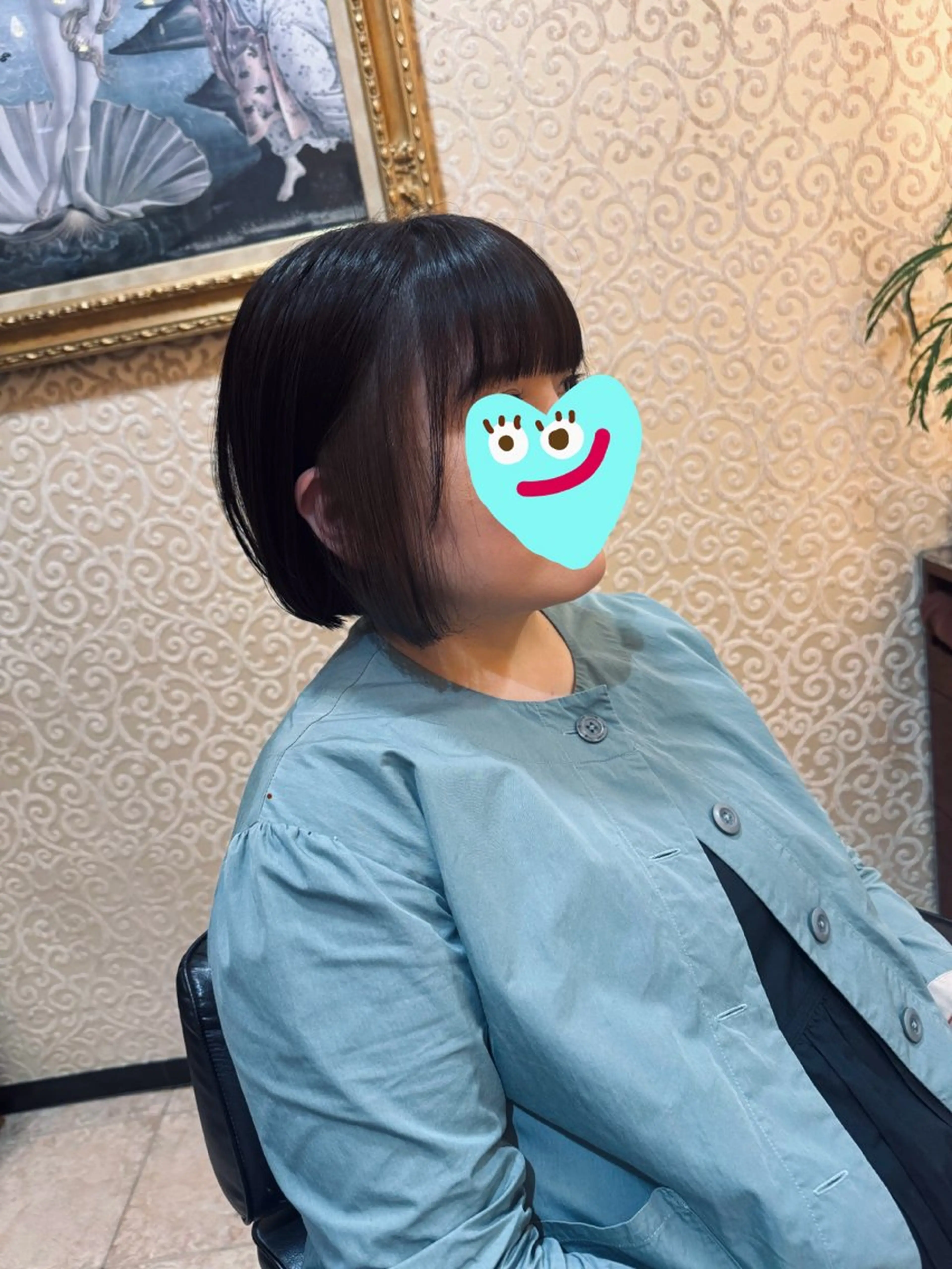 ミディアム 郷右近 すずのヘアスタイル
