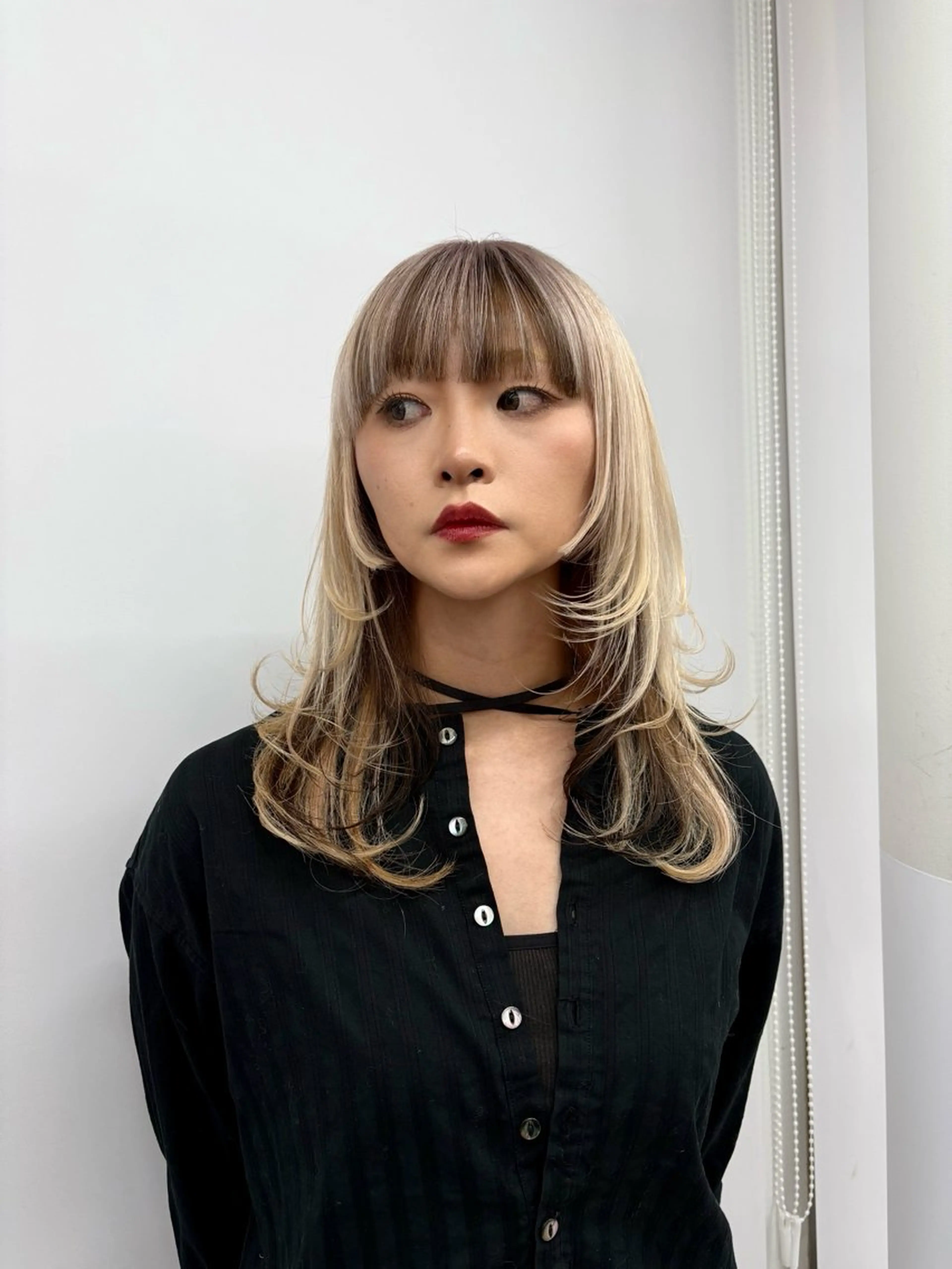 【10~20代、撮影用】デザインカラー（ブリーチ込み）の写真