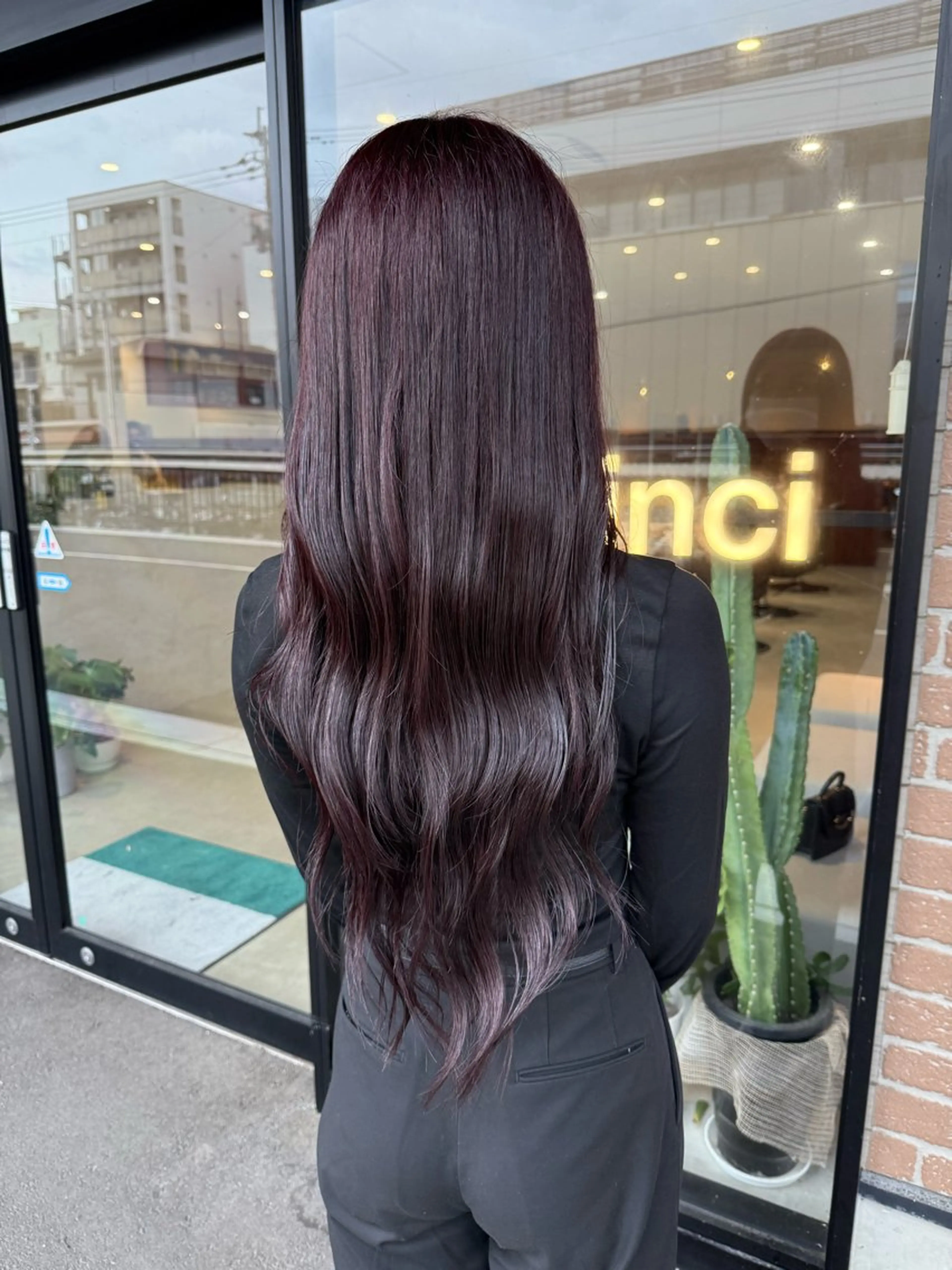 ロング カラー キラ🌟 艶感color🎀のヘアスタイル