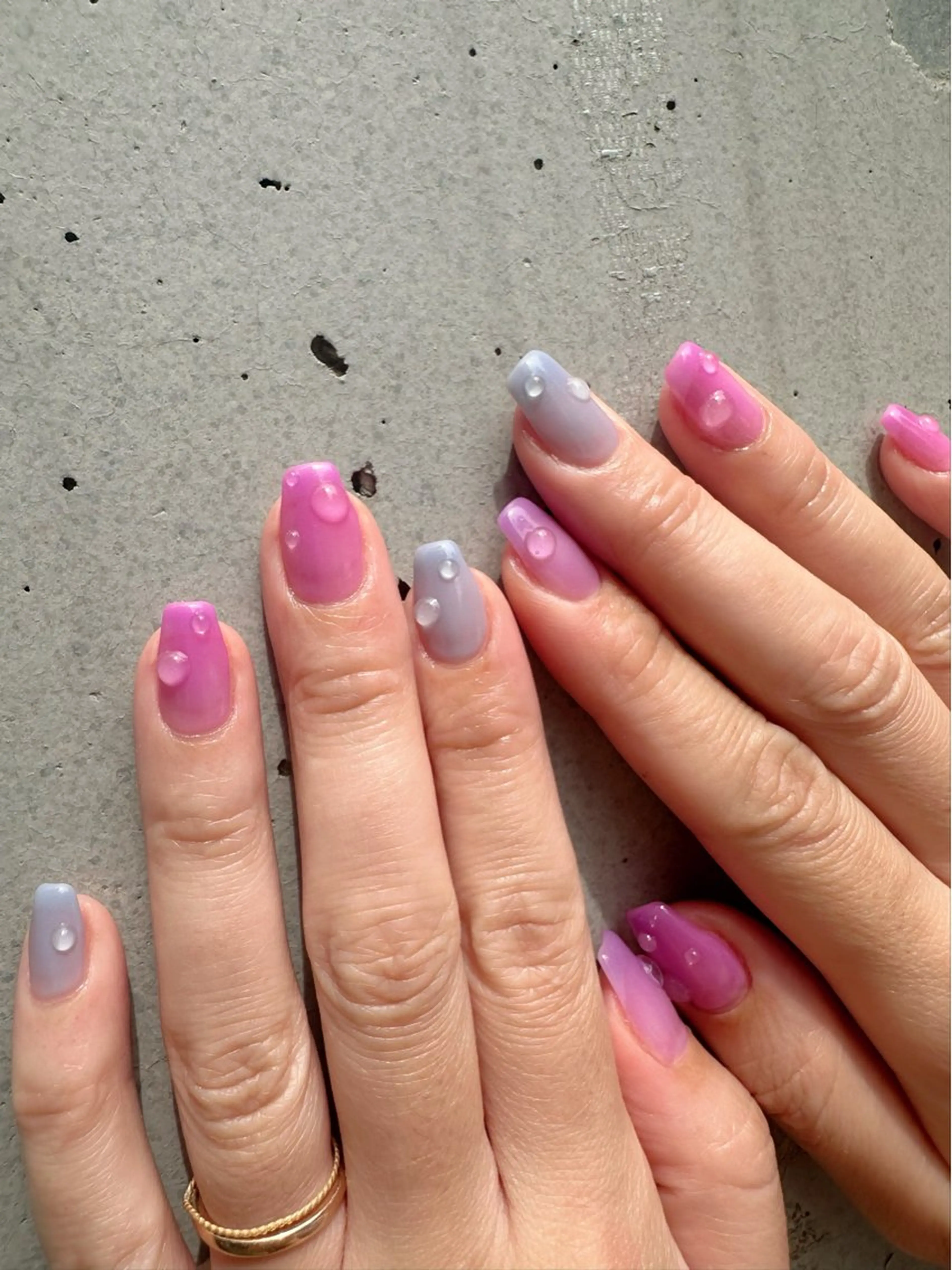 ネイル クリアネイル 氷ネイル・うるうるネイル 韓国ネイル ニュアンスネイル 夏ネイル 🪞KAPE NAIL 🪞のネイルデザイン