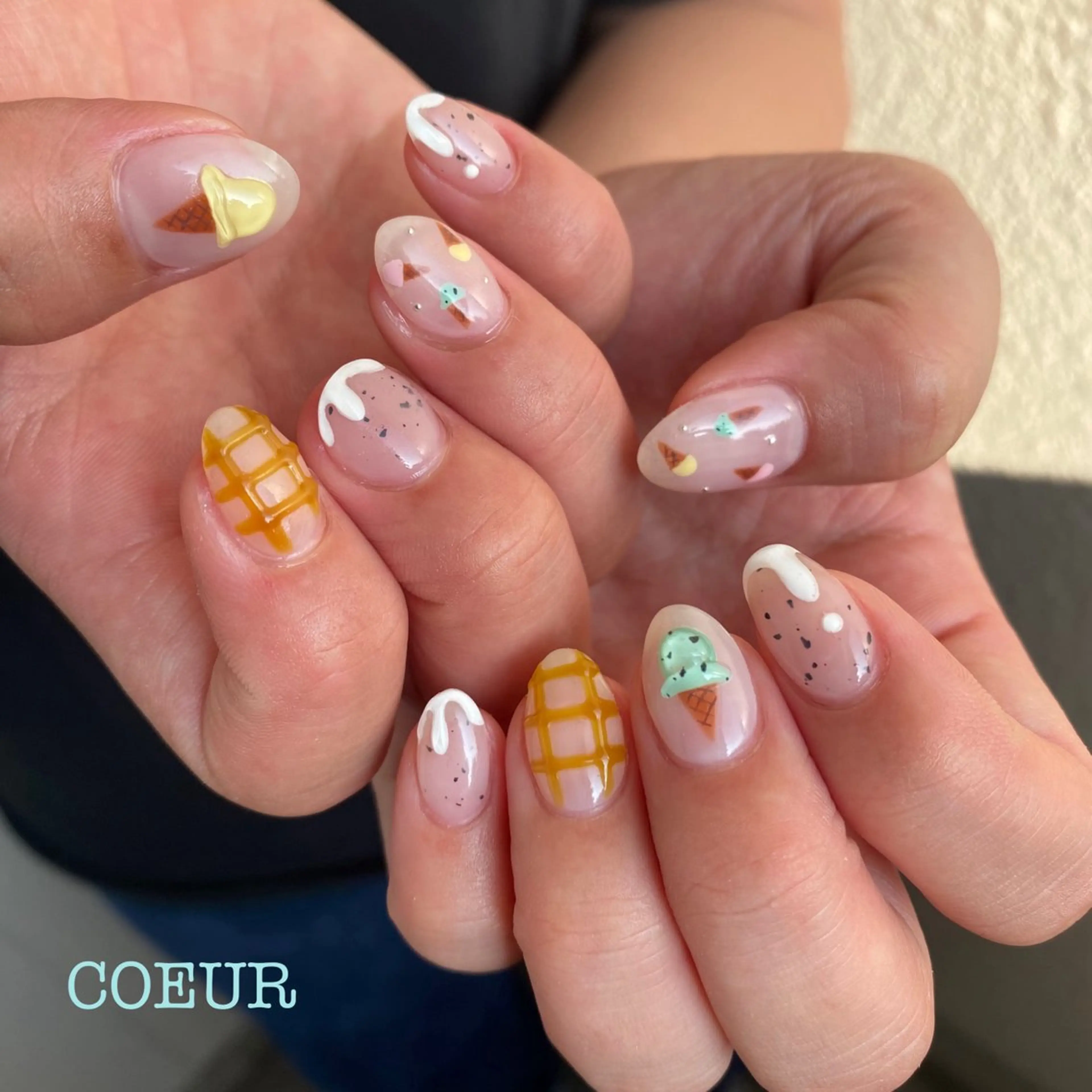 ネイル ハンドネイル COEUR✴︎ yukikaのネイルデザイン