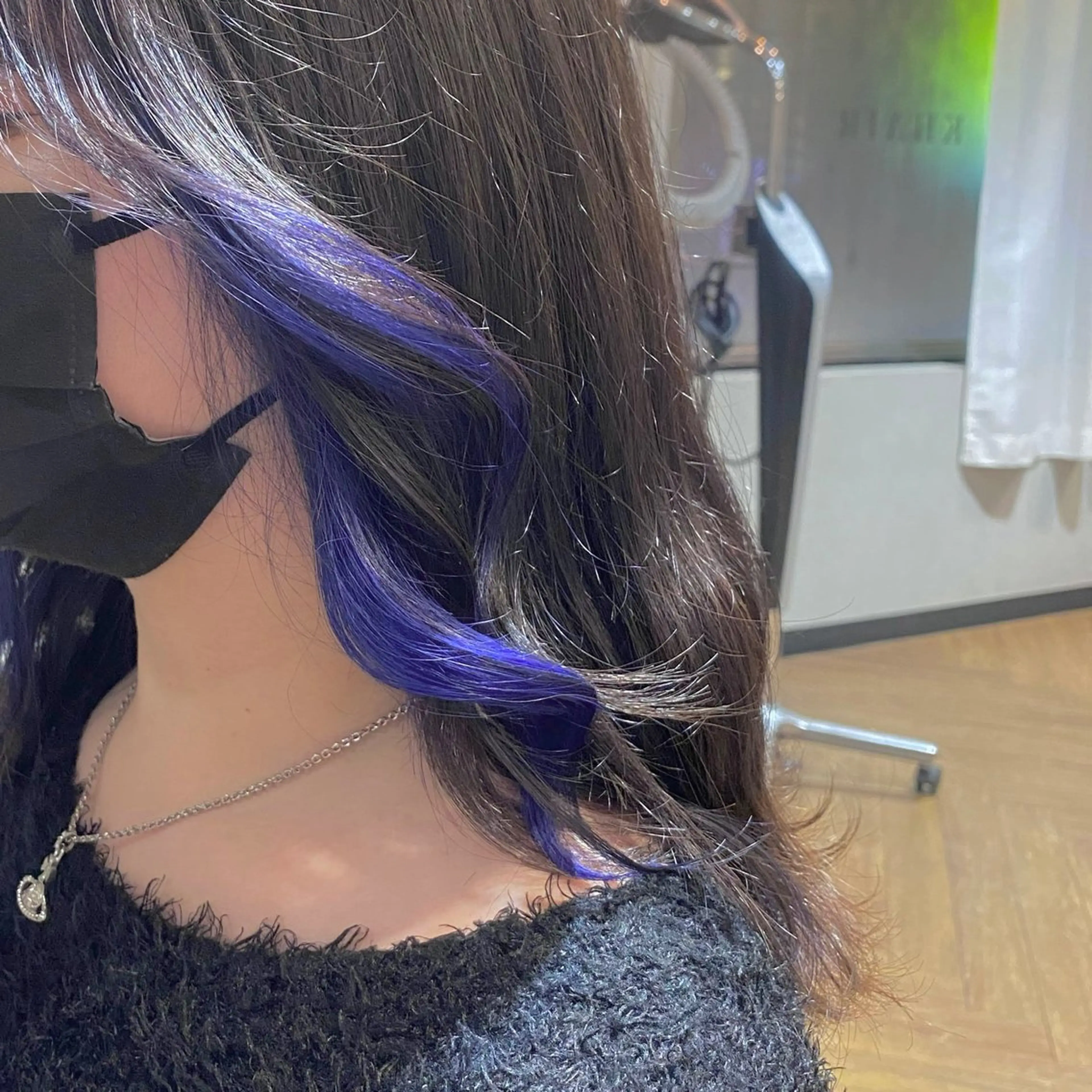 ロング カラー インナーカラー 木寺 樹莉のヘアスタイル