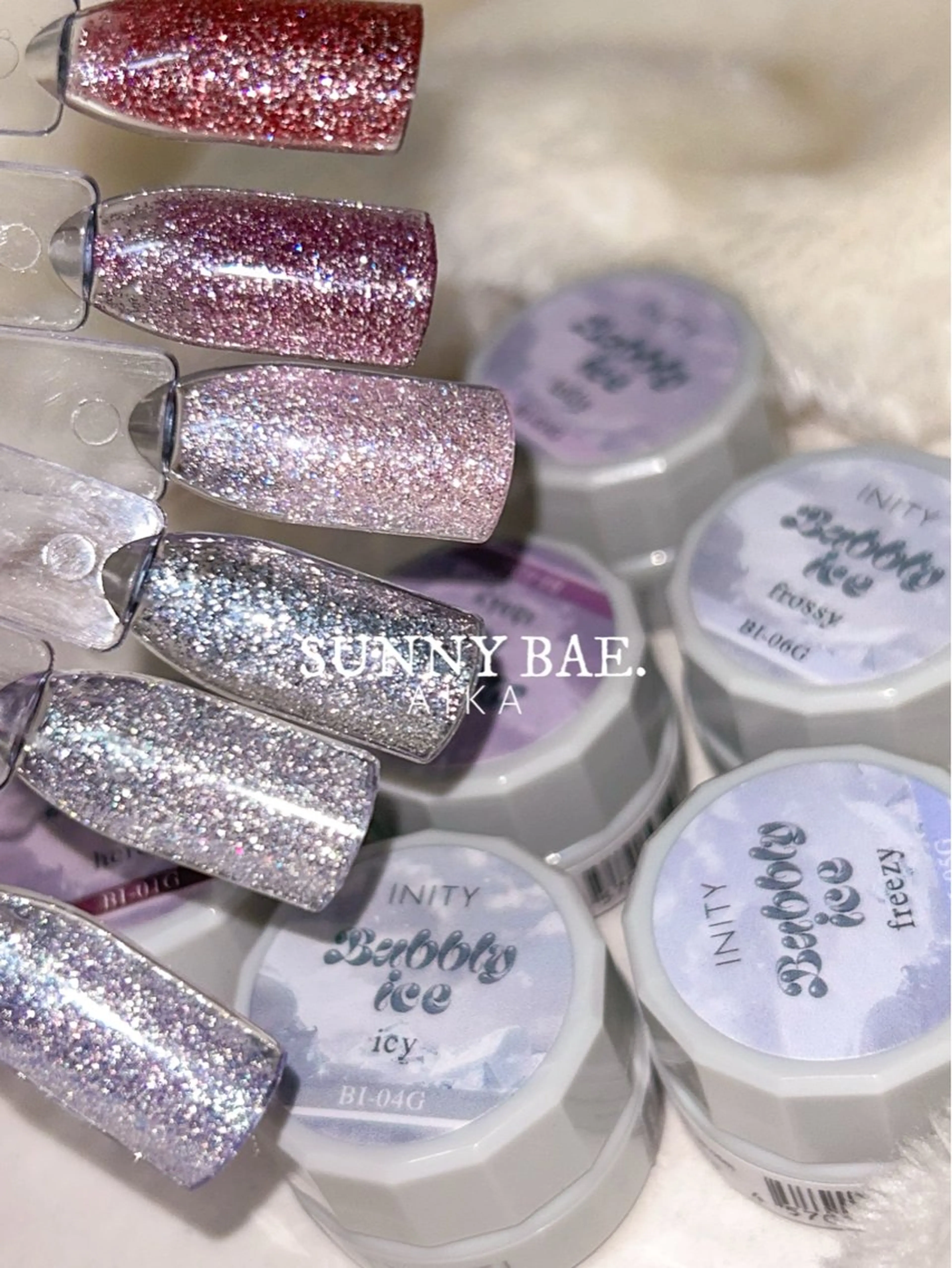 ネイル ジェルネイル ラメ(グリッター) Made By AIKAのネイルデザイン