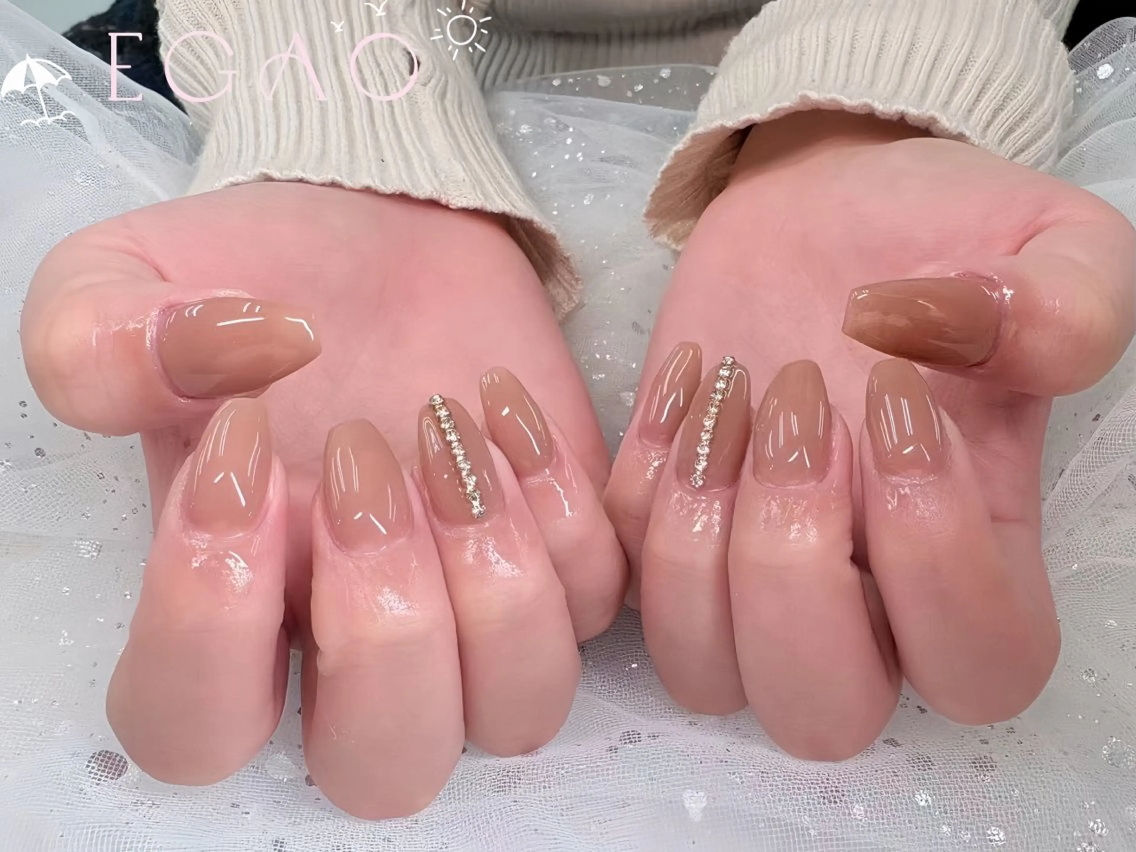 ネイル アートネイル フットネイル フレンチネイル ジェルネイル グラデーション ハンドネイル Egao Nail Salonのネイルデザイン