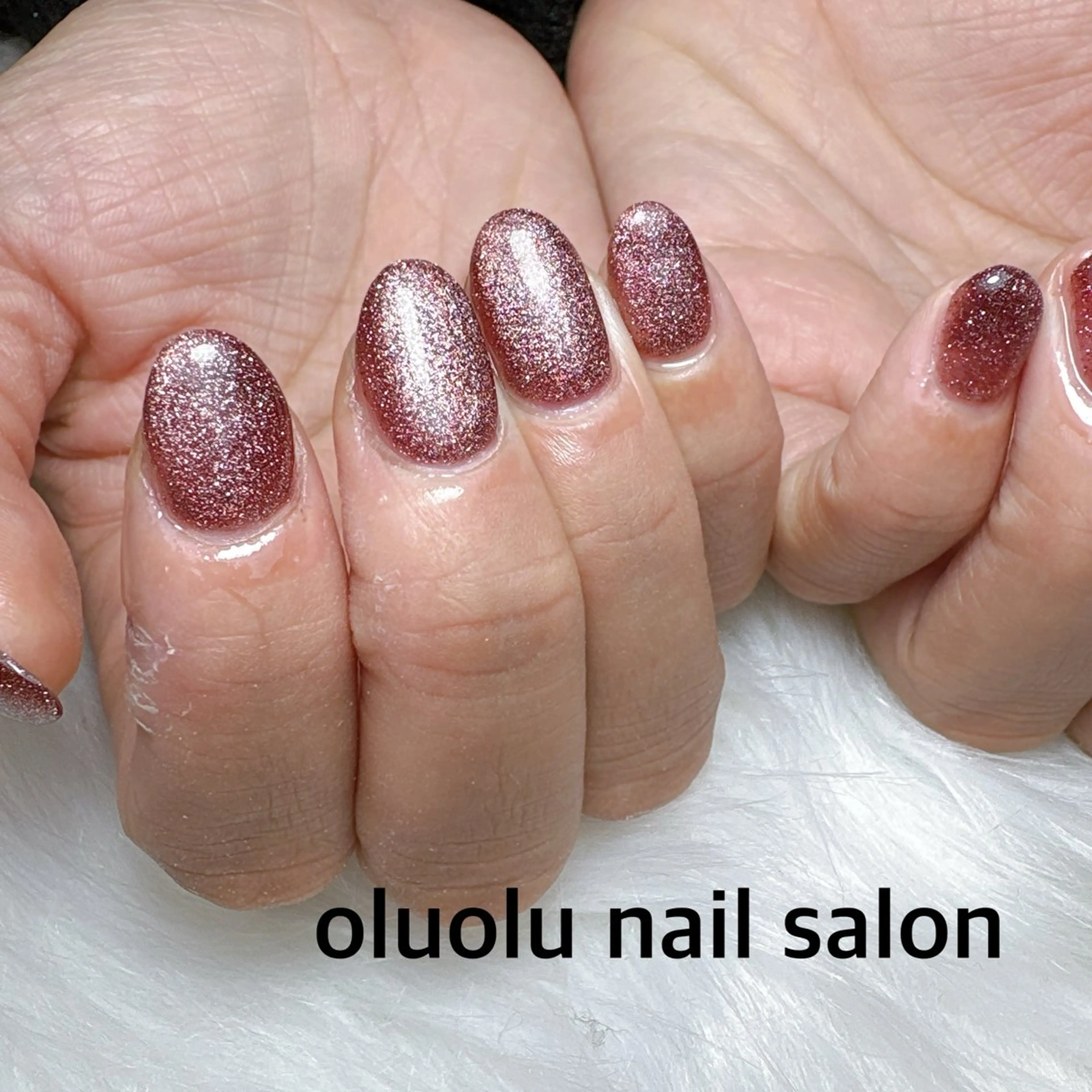 ネイル フラッシュネイル マグネットネイル oluolu nailsalonのネイルデザイン