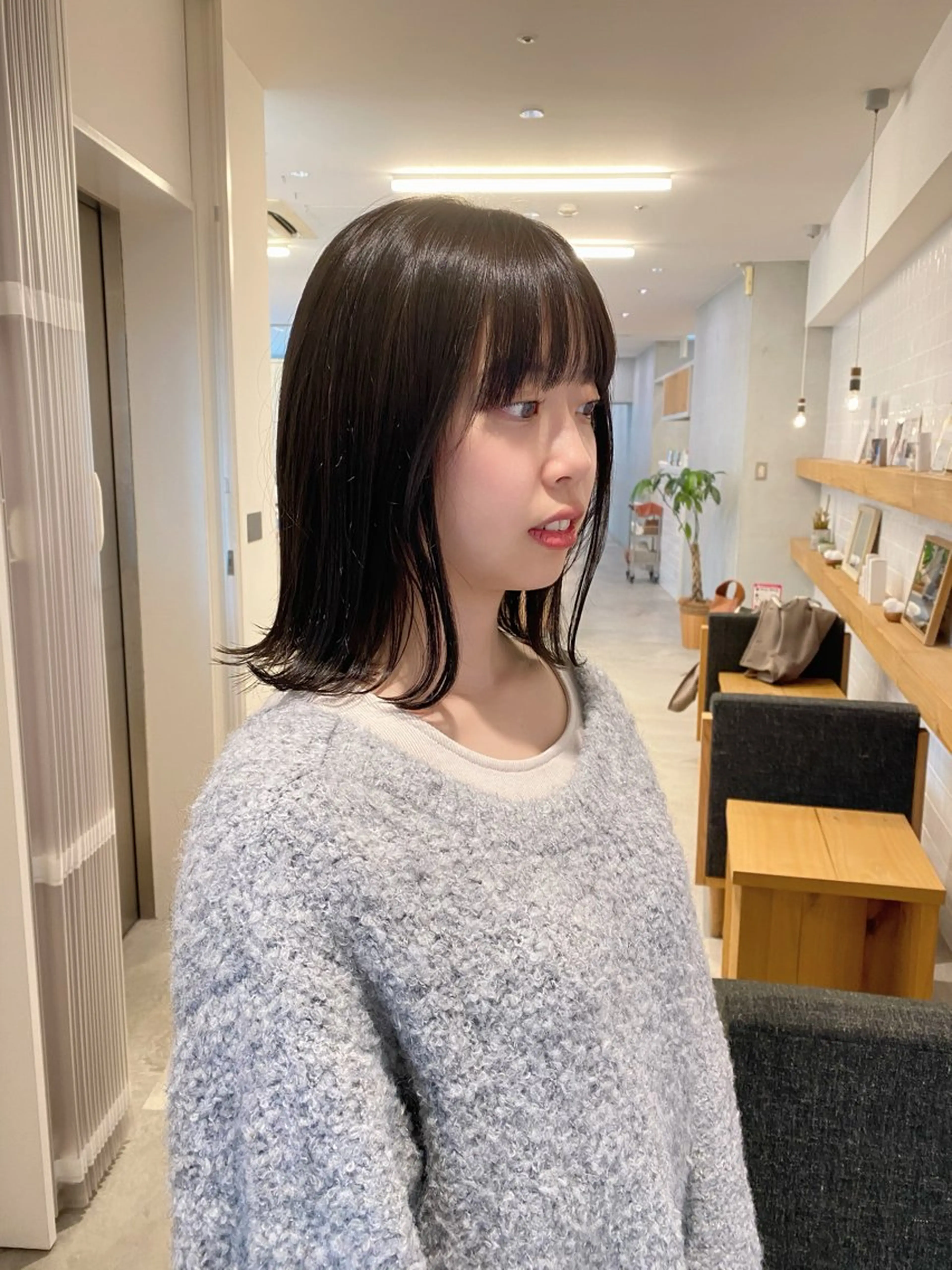 ミディアム カット ヘアカラー ♡ハッシュカット/ レイヤー/yucoのヘアスタイル