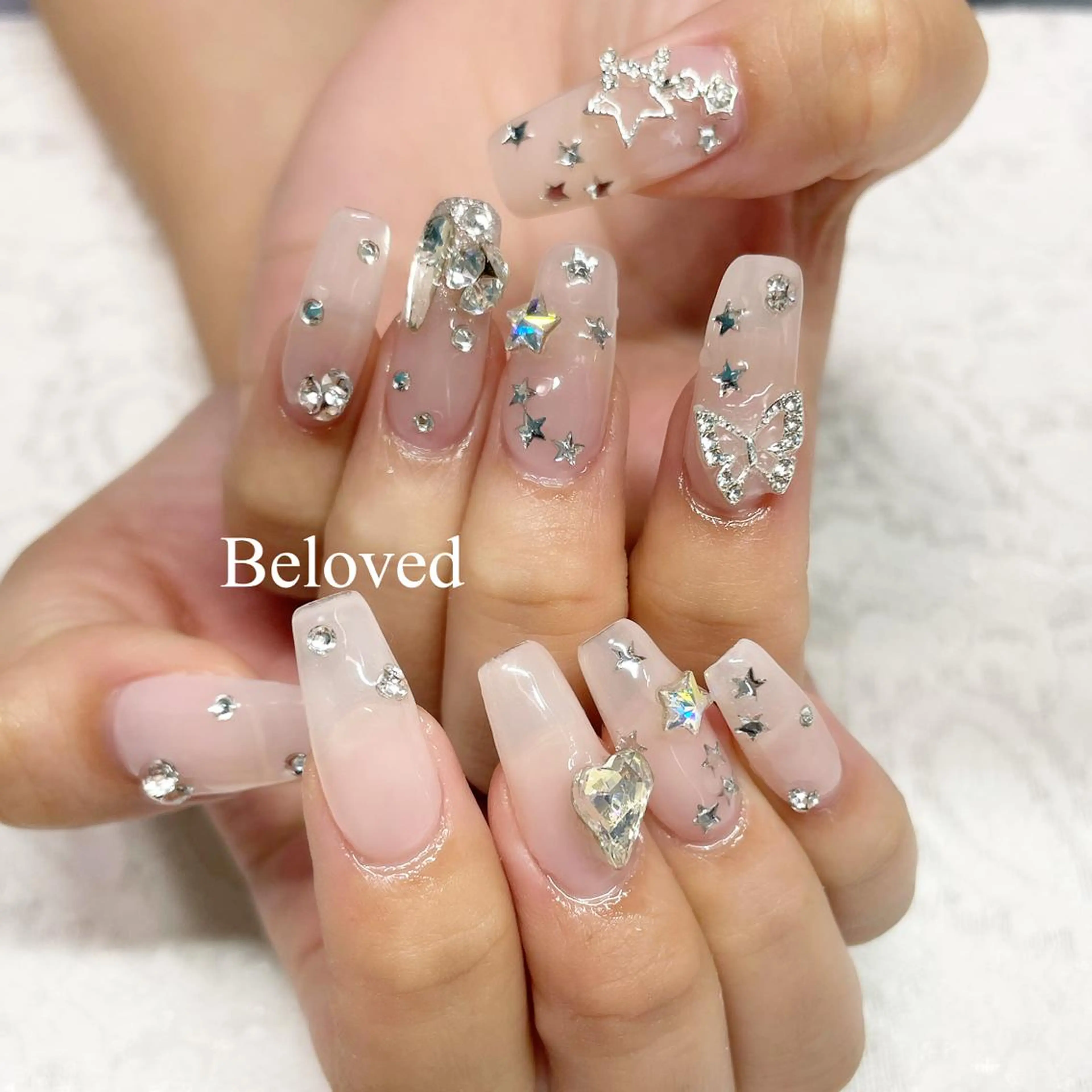 (ジェルチップ)長さ出し持ち込みやり放題の写真