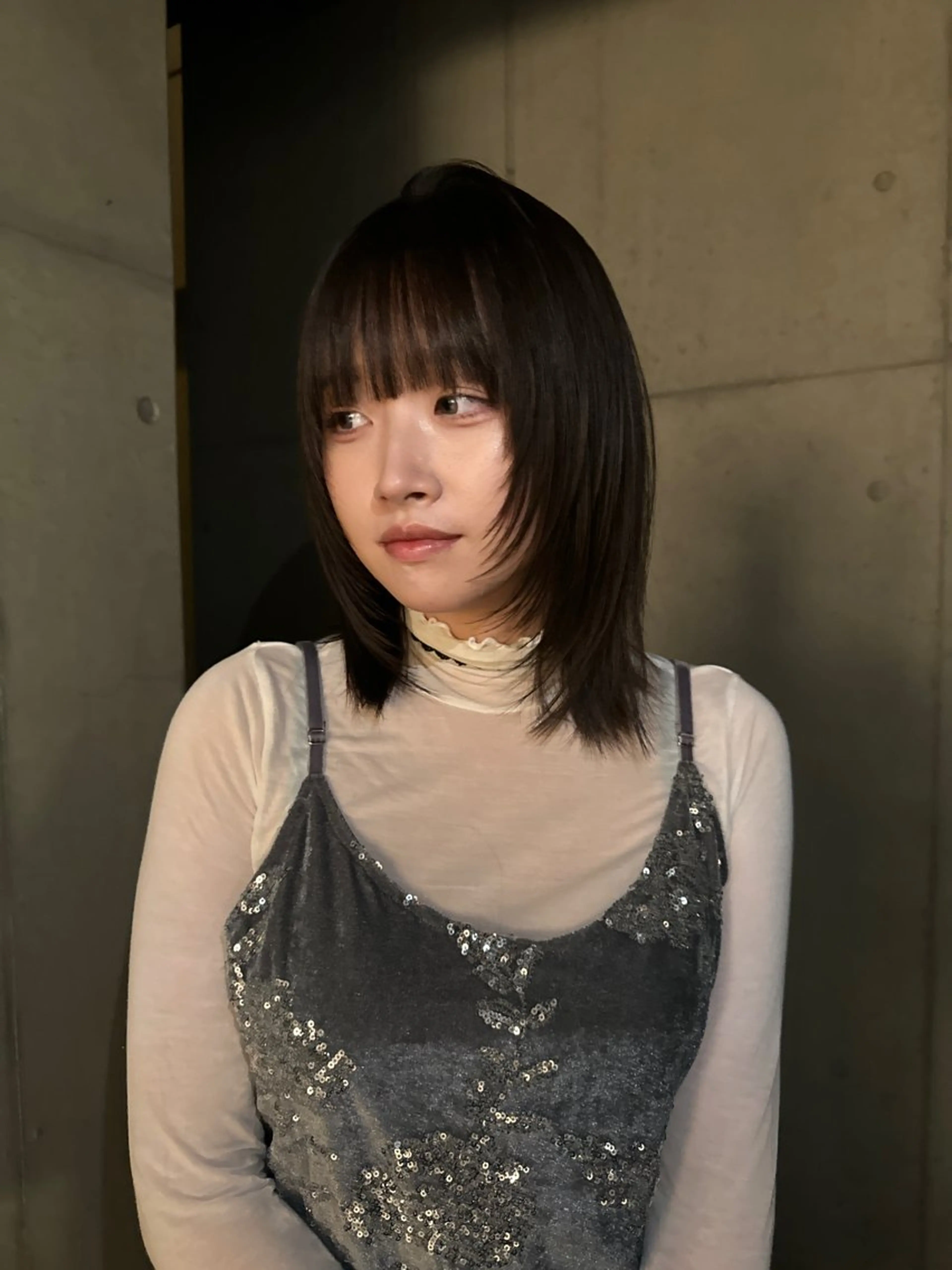 ミディアム カラー カット ヘアカラー トリートメント だいち/ハイトーン/ デザインカラーのヘアスタイル