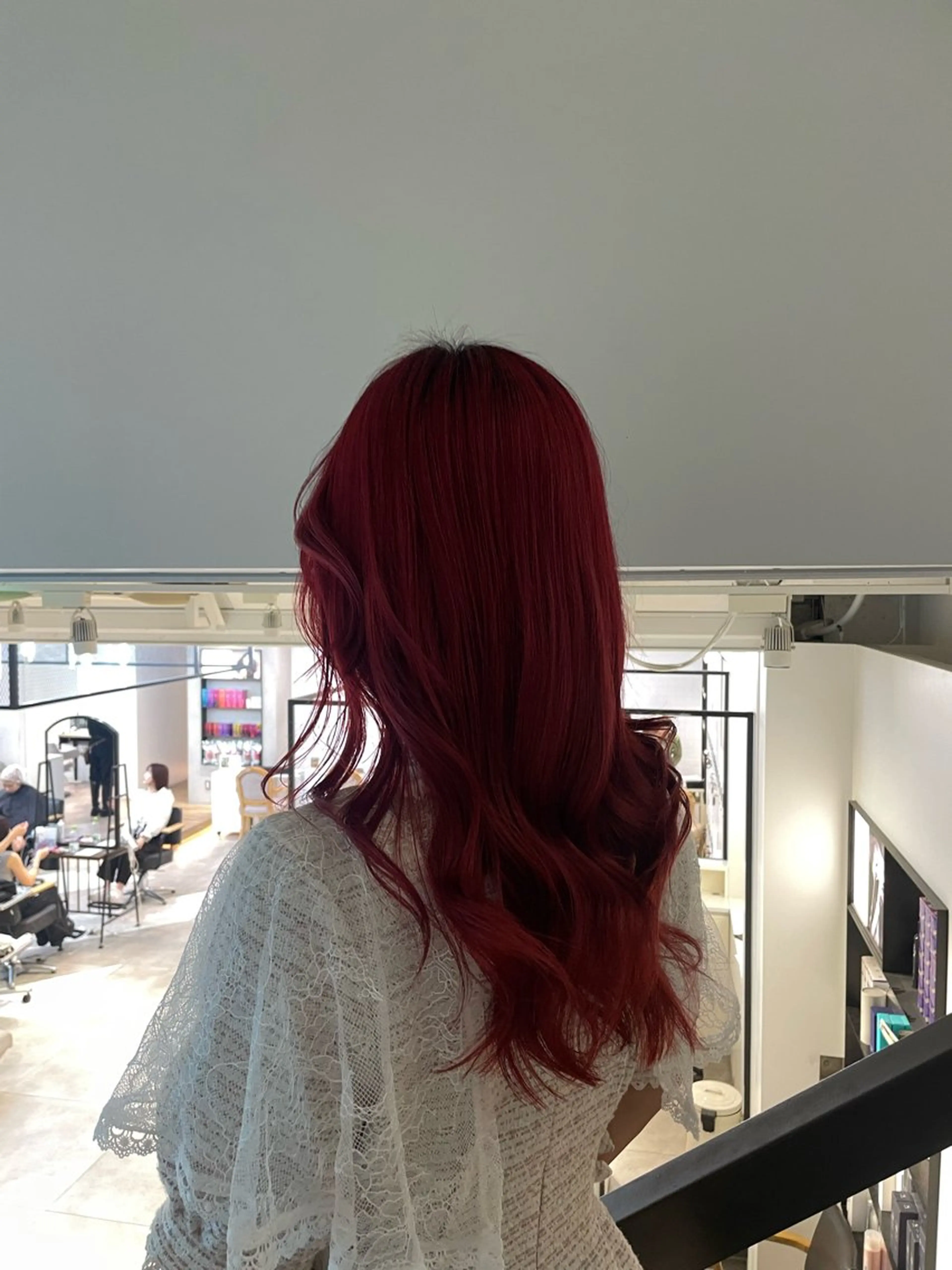 ロング カラー ヘアカラー 🌟暖色系ハイトーン 🌟AIのヘアスタイル